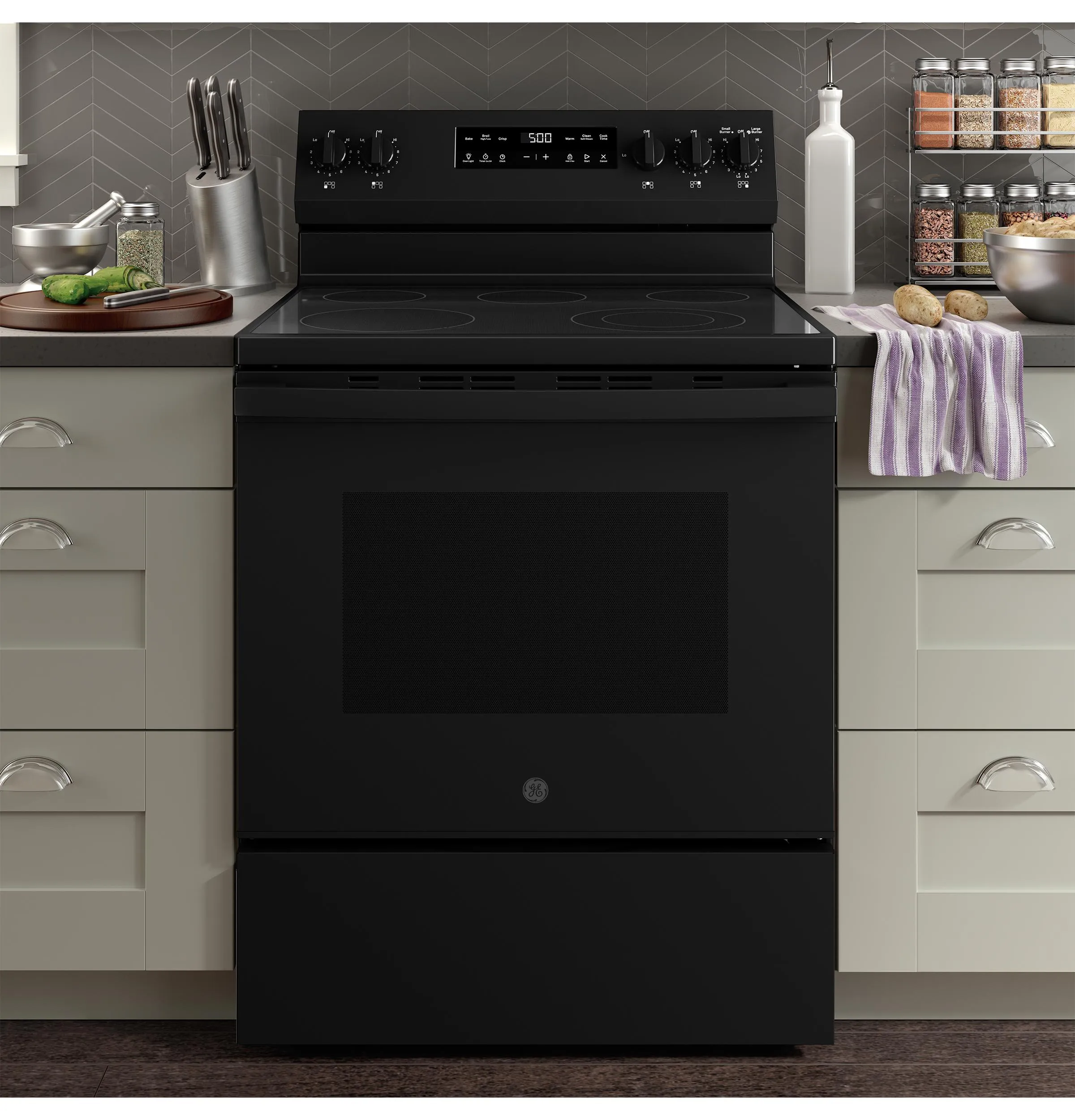 Ge Appliances GRF500PVBB Ge 30 Free-Standing Electric Range