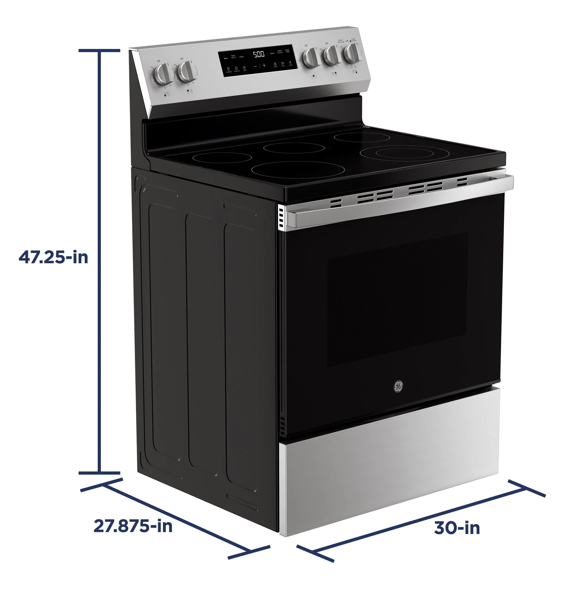 Ge Appliances GRF500PVSS Ge 30 Free-Standing Electric Range