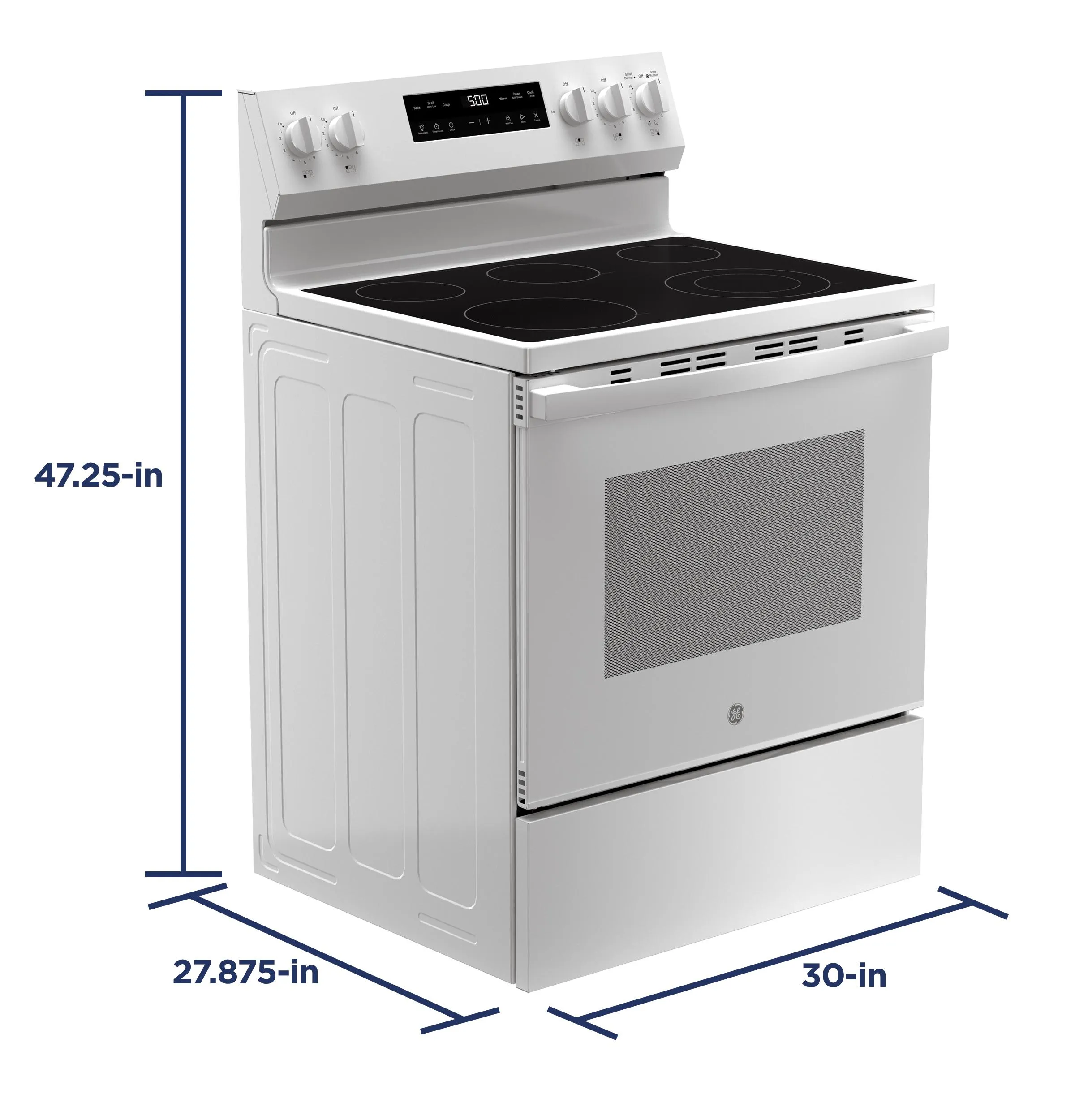 Ge Appliances GRF500PVWW Ge 30 Free-Standing Electric Range