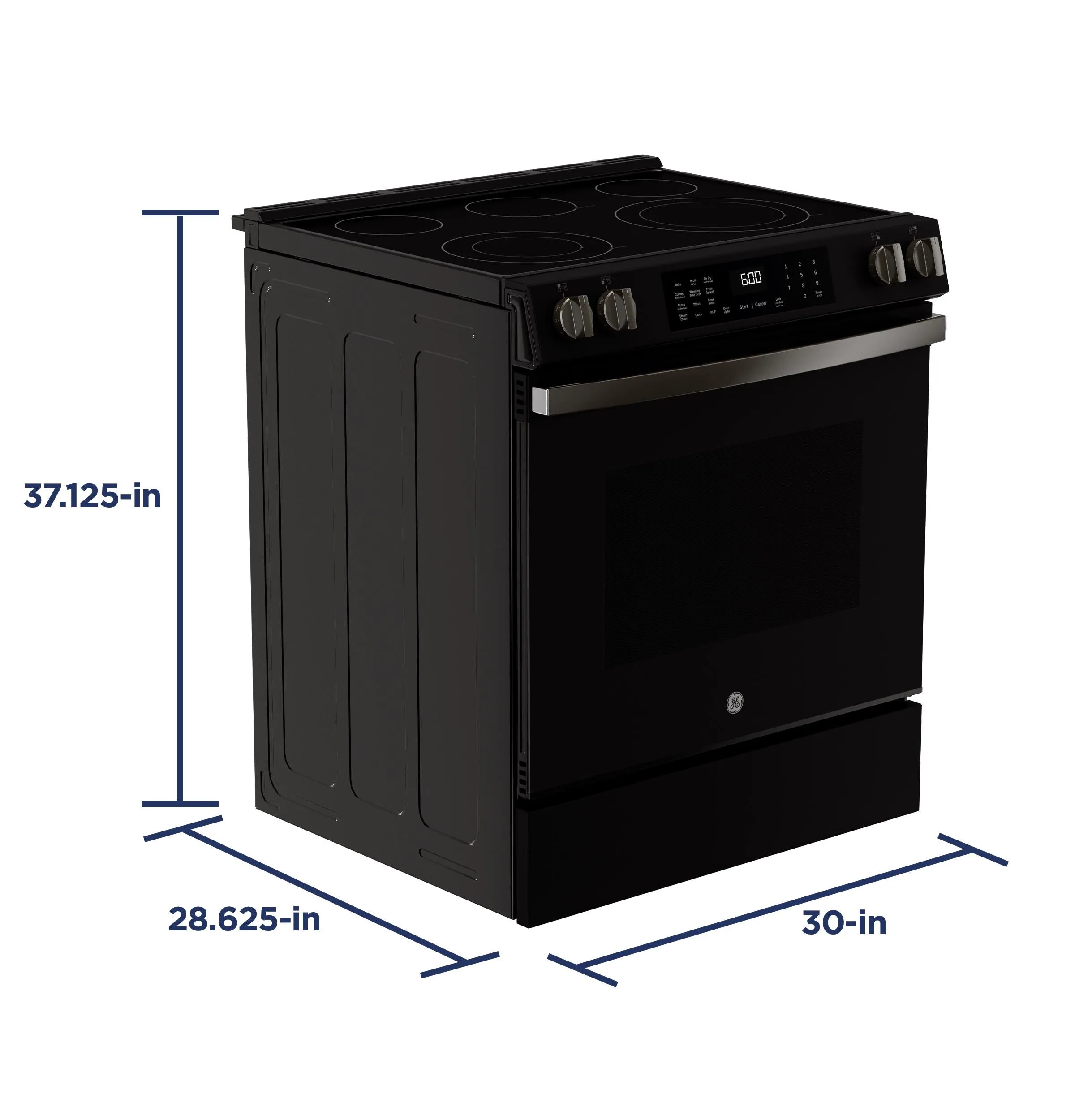Ge Appliances GRS600AVDS Ge 30 Slide-In Electric Convection Range With No Preheat Air Fry And Easywash&#8482; Oven Tray