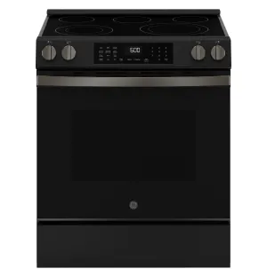 Ge Appliances GRS600AVDS Ge 30 Slide-In Electric Convection Range With No Preheat Air Fry And Easywash&#8482; Oven Tray