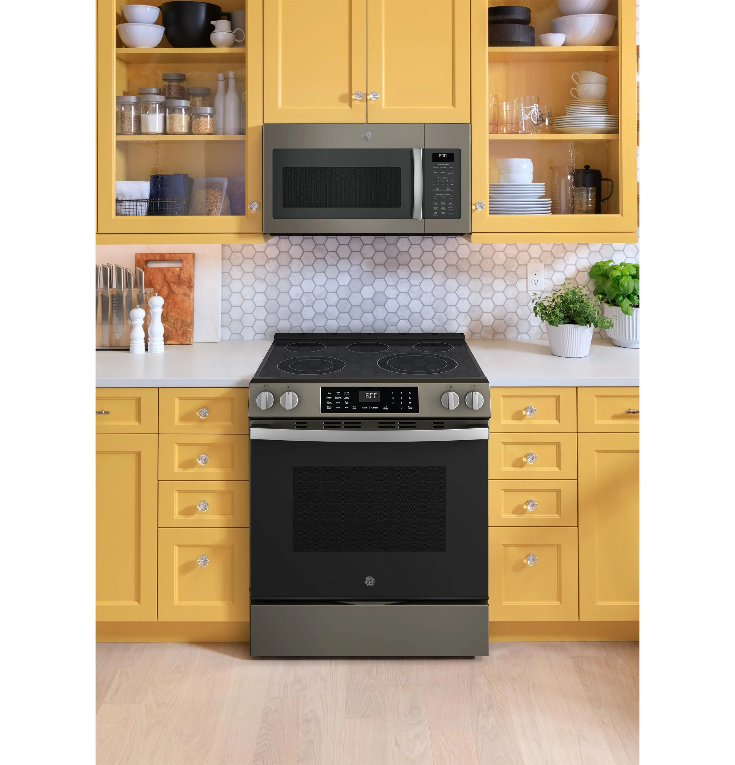 Ge Appliances GRS600AVES Ge 30 Slide-In Electric Convection Range With No Preheat Air Fry And Easywash&#8482; Oven Tray