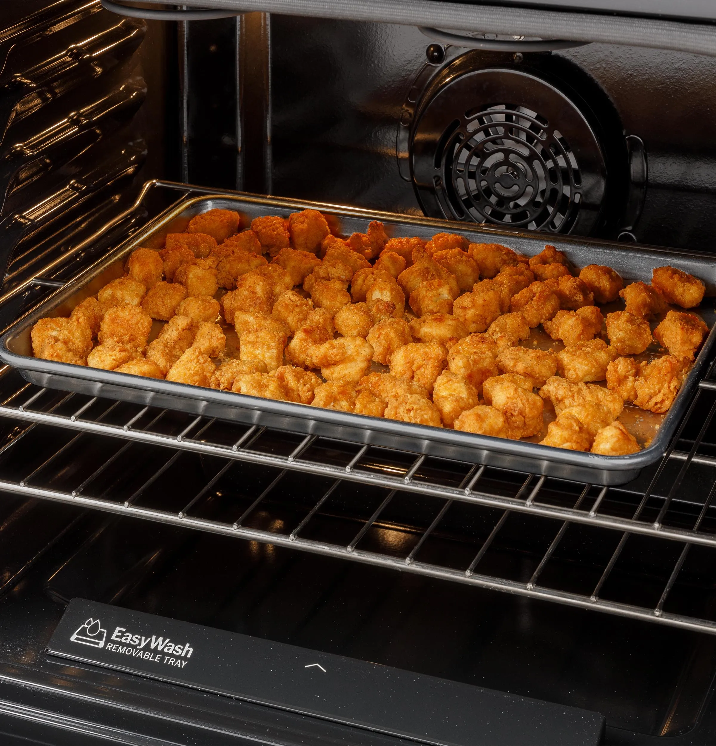 Ge Appliances GRS600AVFS Ge 30 Slide-In Electric Convection Range With No Preheat Air Fry And Easywash&#8482; Oven Tray