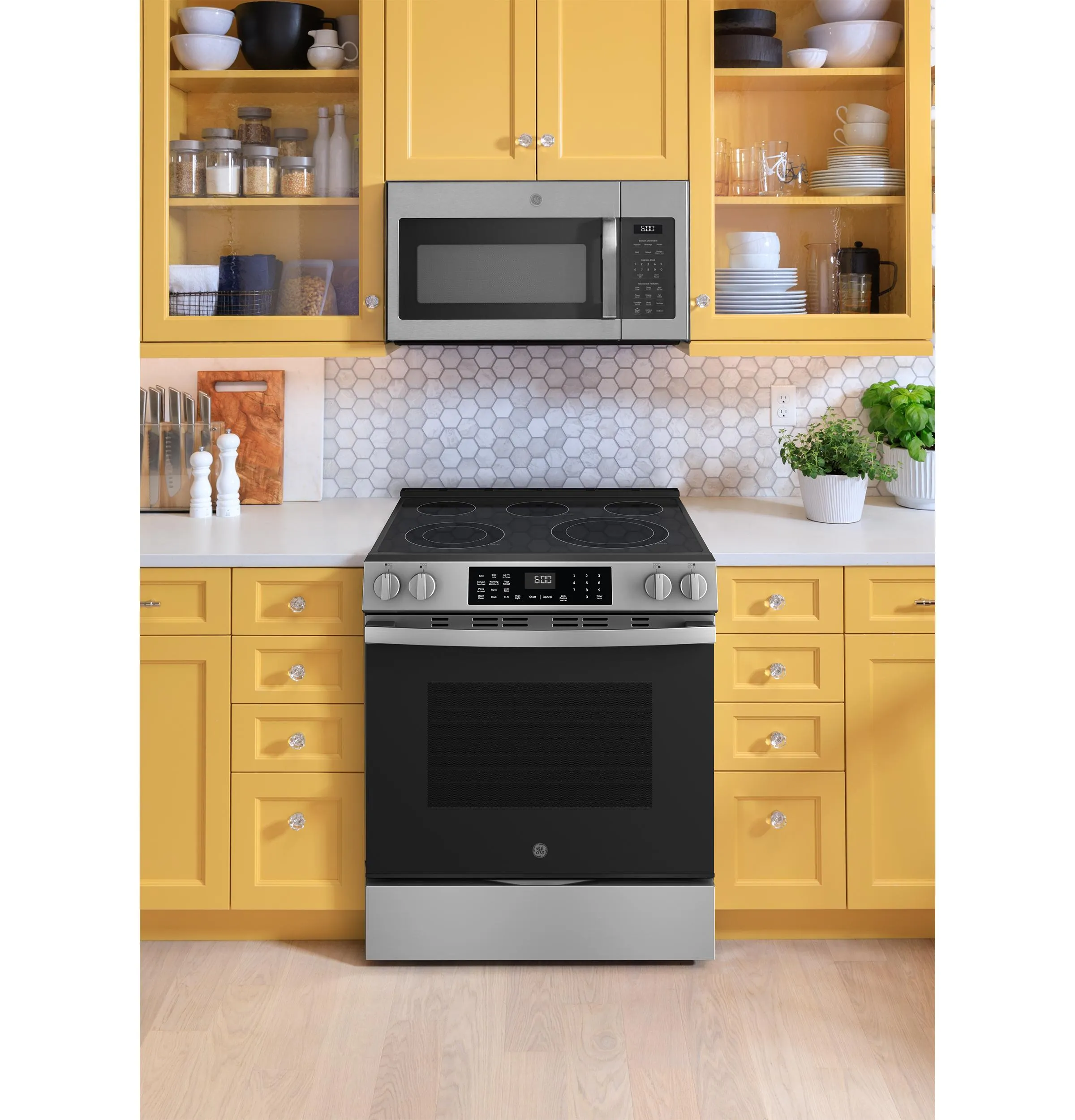 Ge Appliances GRS600AVFS Ge 30 Slide-In Electric Convection Range With No Preheat Air Fry And Easywash&#8482; Oven Tray