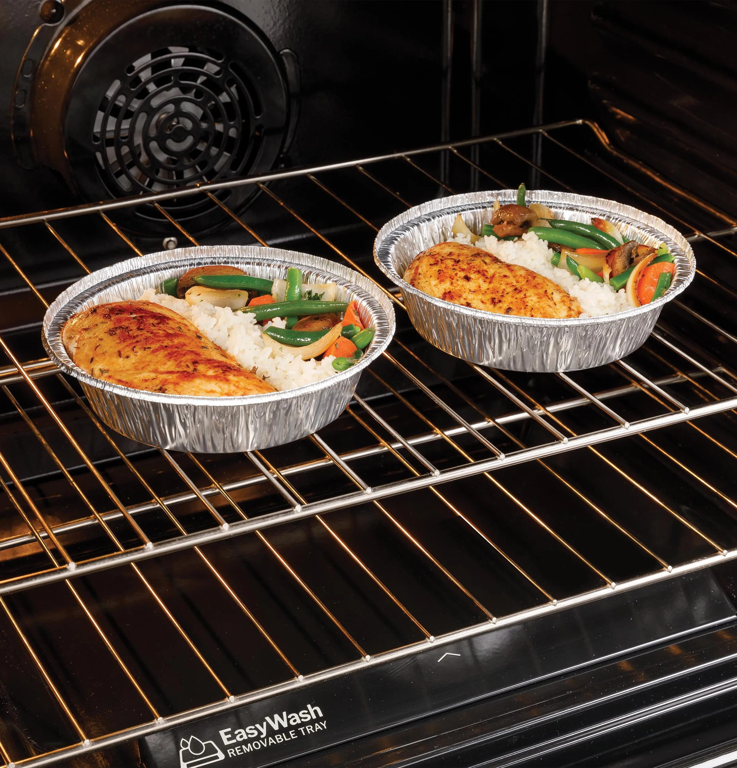 Ge Appliances GRS600AVFS Ge 30 Slide-In Electric Convection Range With No Preheat Air Fry And Easywash&#8482; Oven Tray
