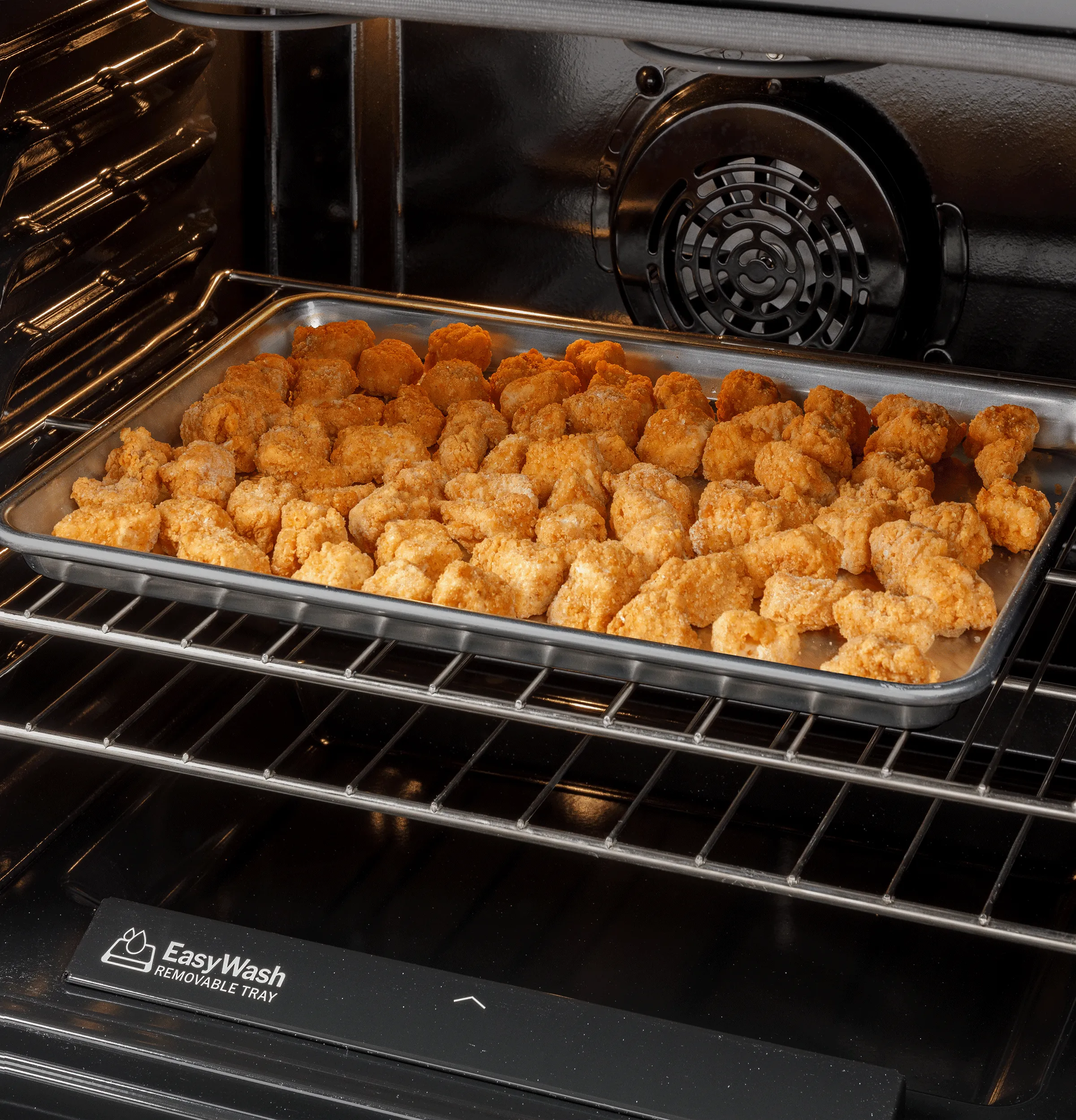 Ge Appliances GRS600AVFS Ge 30 Slide-In Electric Convection Range With No Preheat Air Fry And Easywash&#8482; Oven Tray