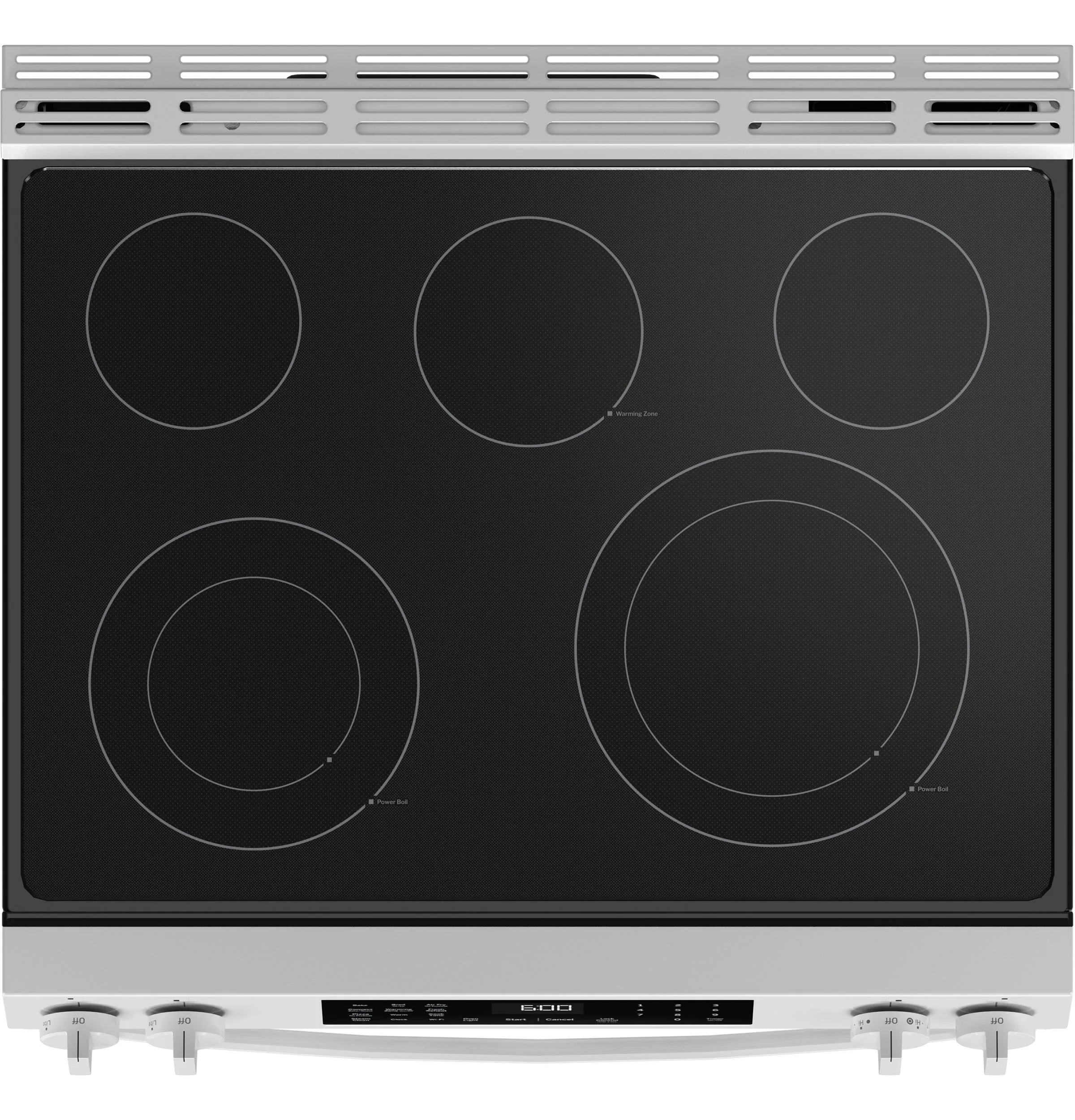 Ge Appliances GRS600AVWW Ge 30 Slide-In Electric Convection Range With No Preheat Air Fry And Easywash&#8482; Oven Tray