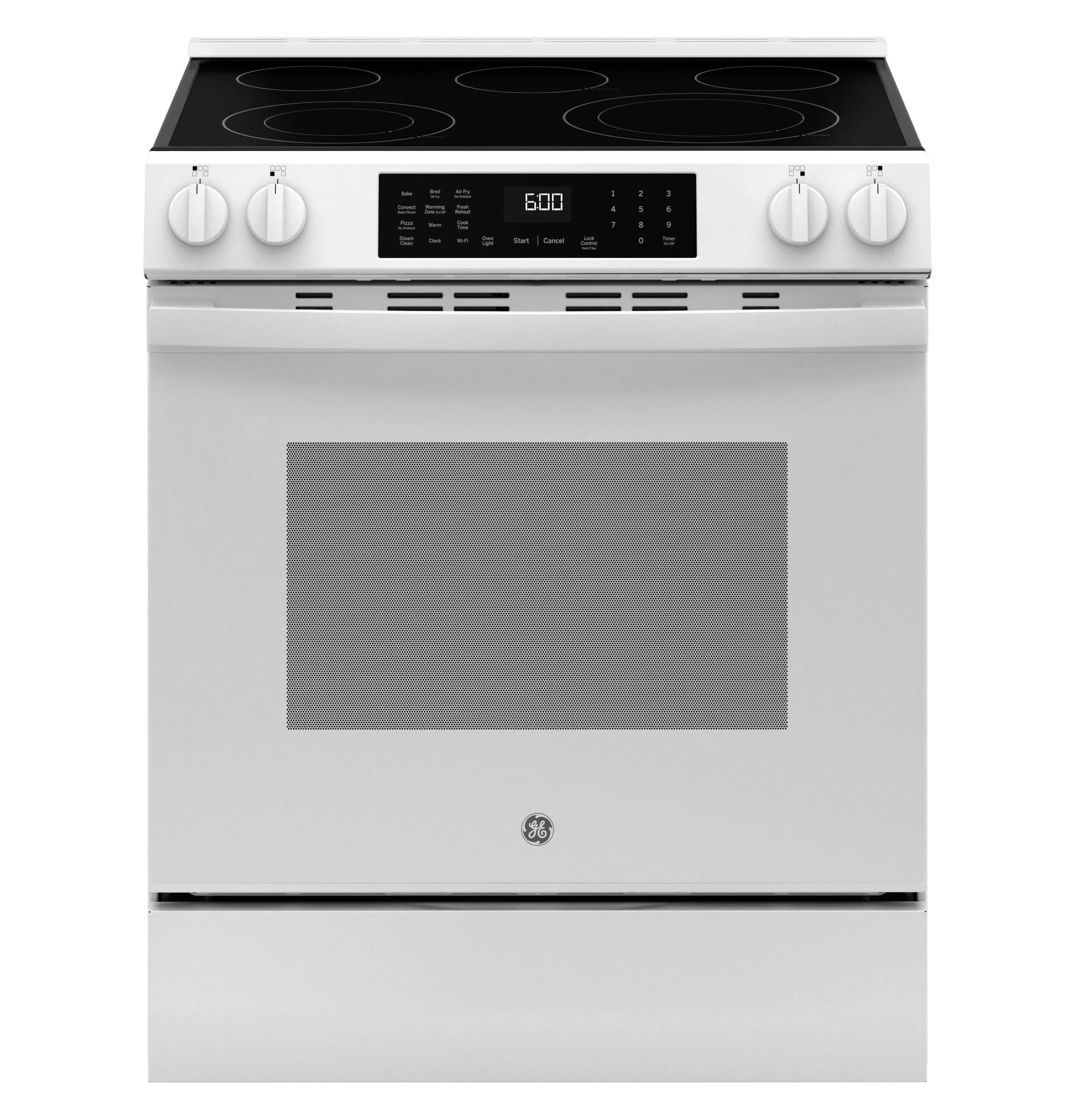 Ge Appliances GRS600AVWW Ge 30 Slide-In Electric Convection Range With No Preheat Air Fry And Easywash&#8482; Oven Tray