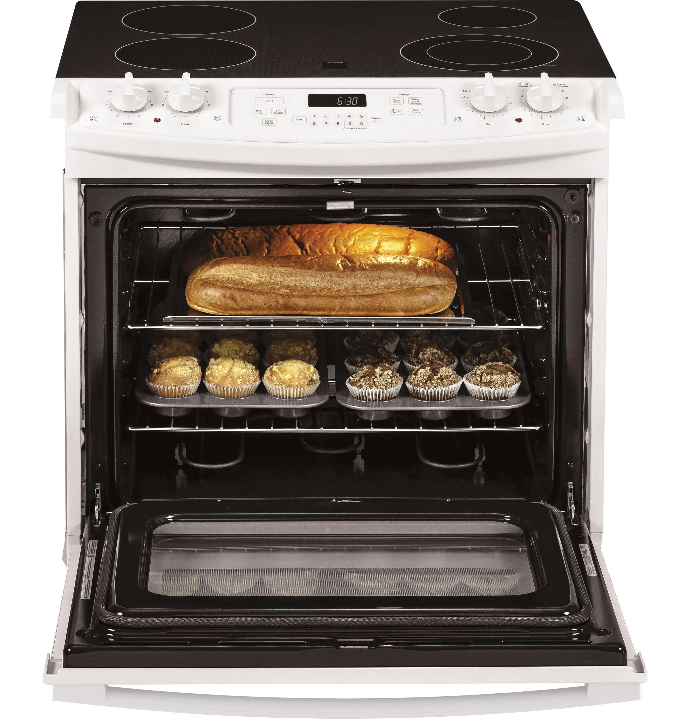 Ge Appliances JD630DTWW Ge 30 Drop-In Electric Range