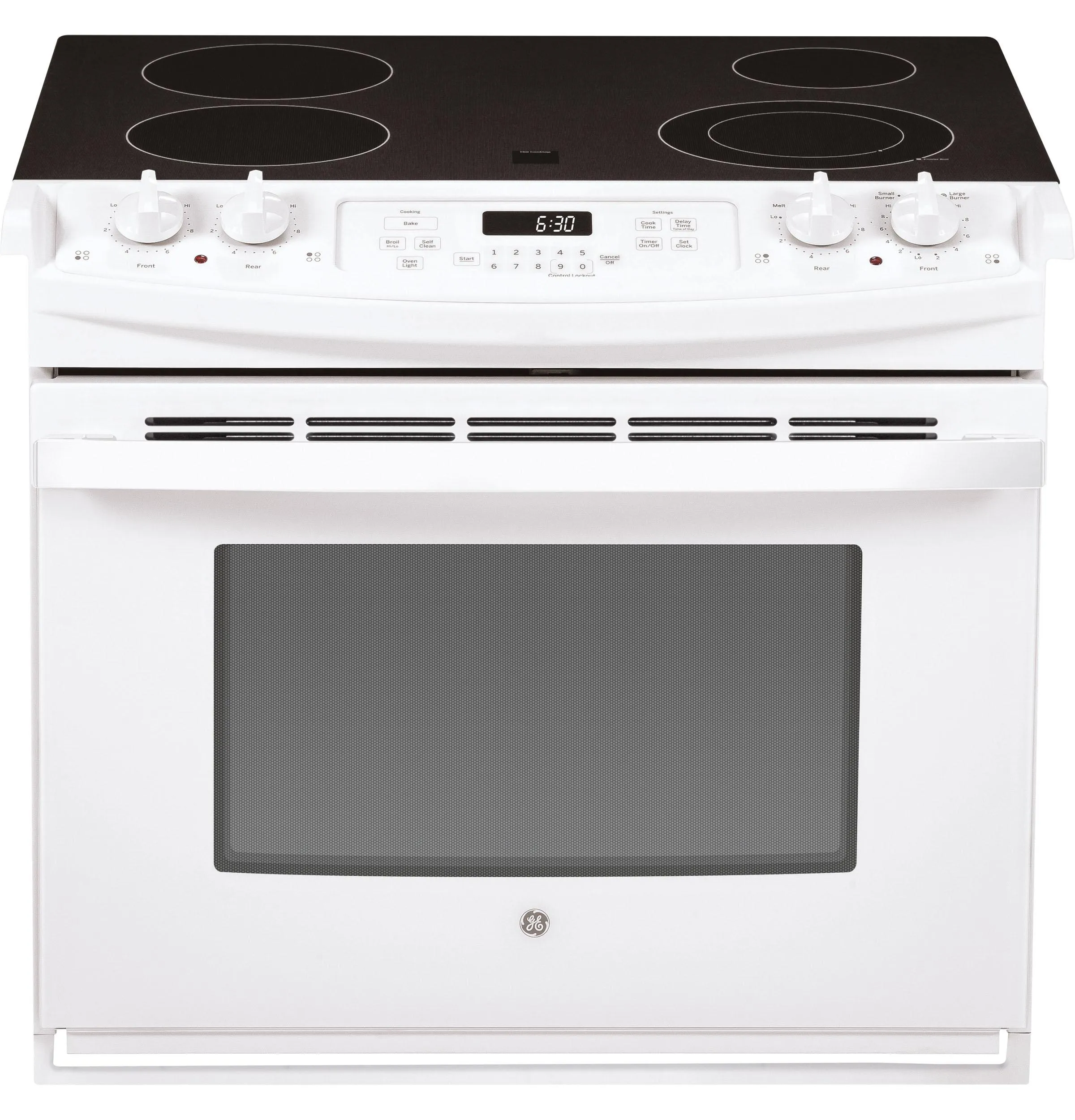 Ge Appliances JD630DTWW Ge 30 Drop-In Electric Range
