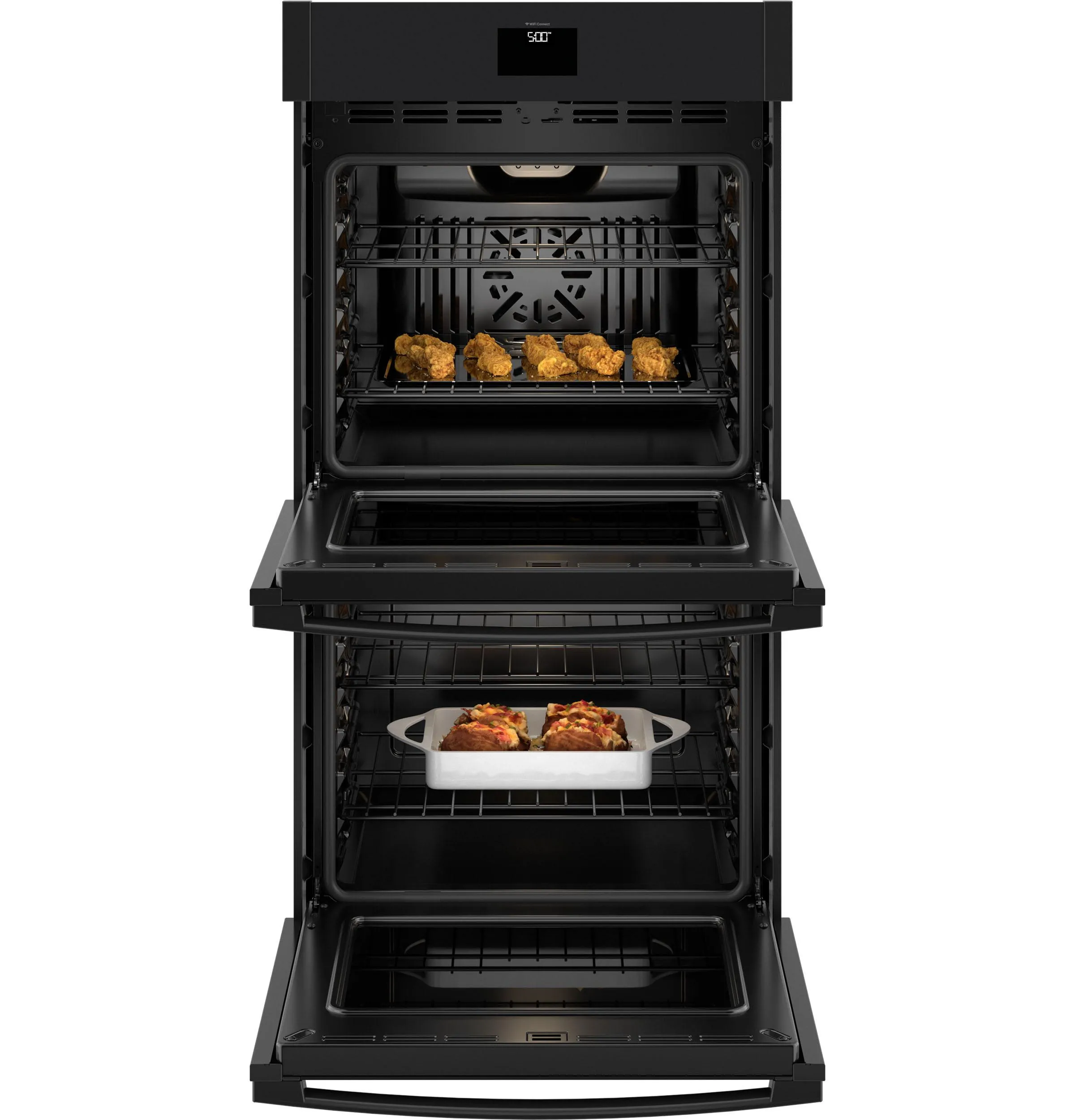 Ge Appliances JKD5000DVBB Ge 27 Smart Built-In Convection Double Wall Oven With No Preheat Air Fry