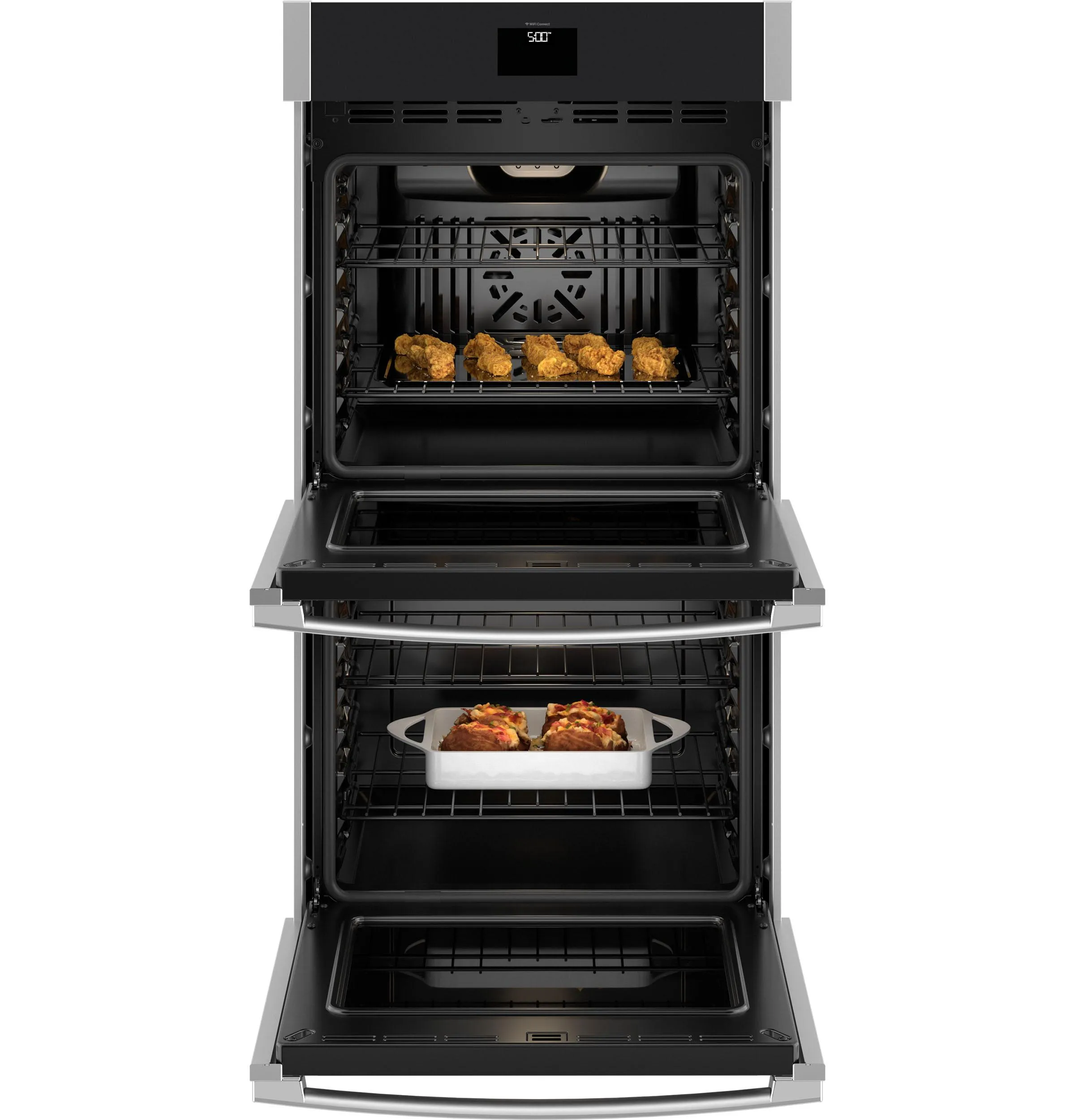 Ge Appliances JKD5000SVSS Ge 27 Smart Built-In Convection Double Wall Oven With No Preheat Air Fry