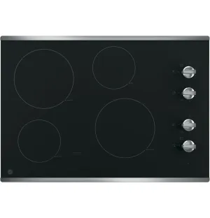 Ge Appliances JP3030SWSS Ge 30 Built-In Knob Control Electric Cooktop
