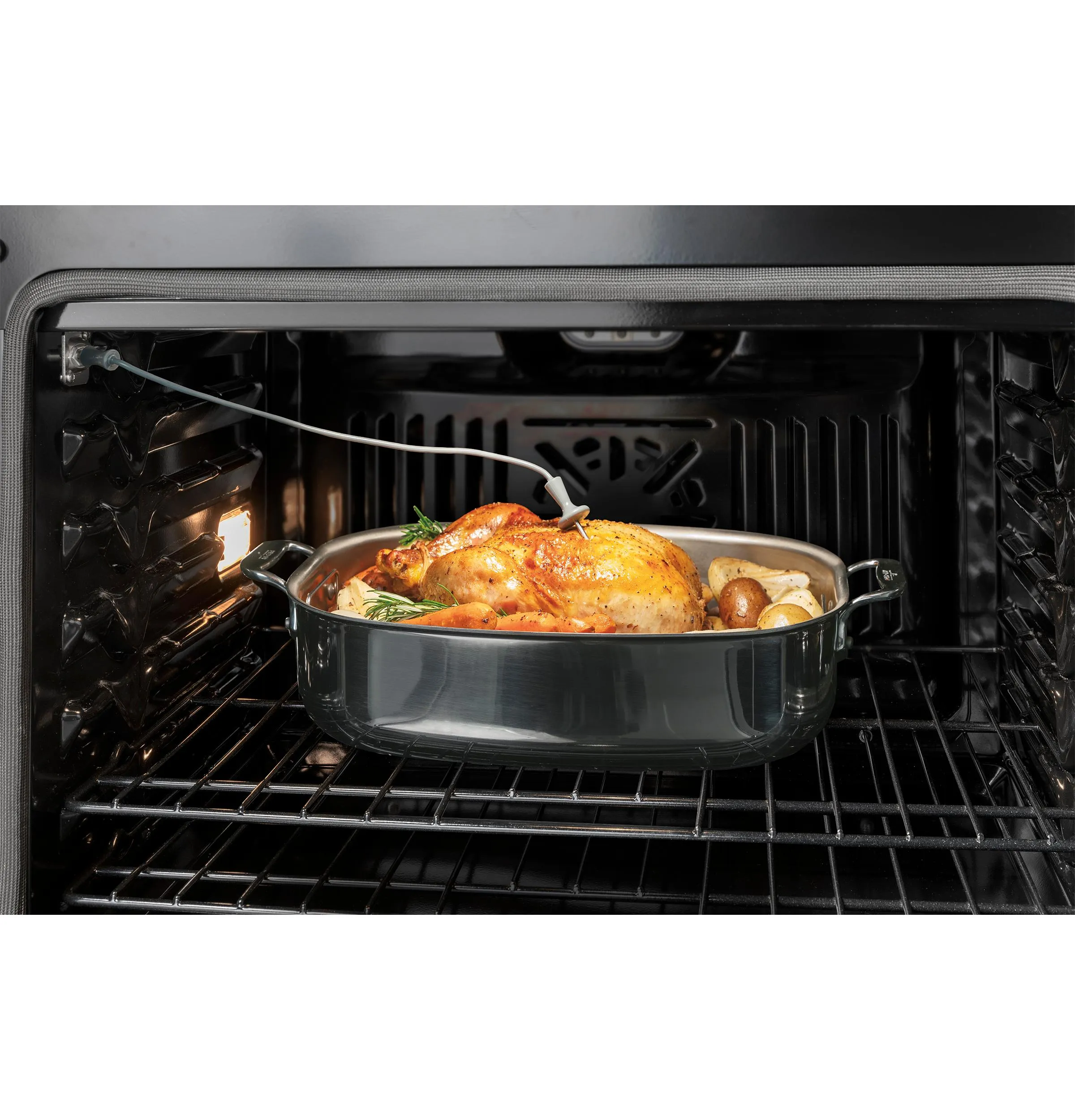 Ge Appliances JTD5000SVSS Ge 30 Smart Built-In Self-Clean Convection Double Wall Oven With No Preheat Air Fry