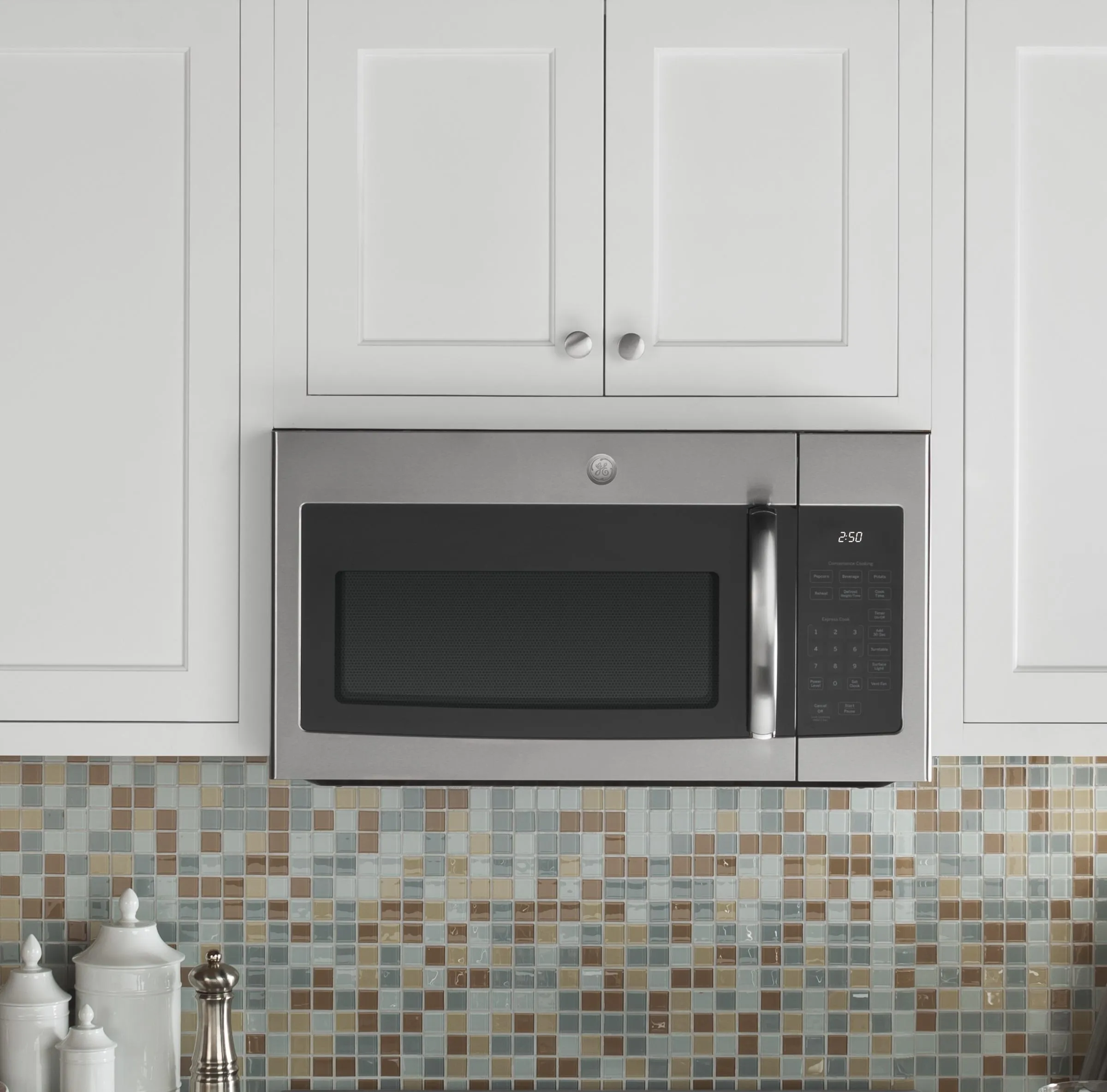Ge Appliances JVM3160RTSS Ge 1.6 Cu. Ft. Over-The-Range Microwave Oven