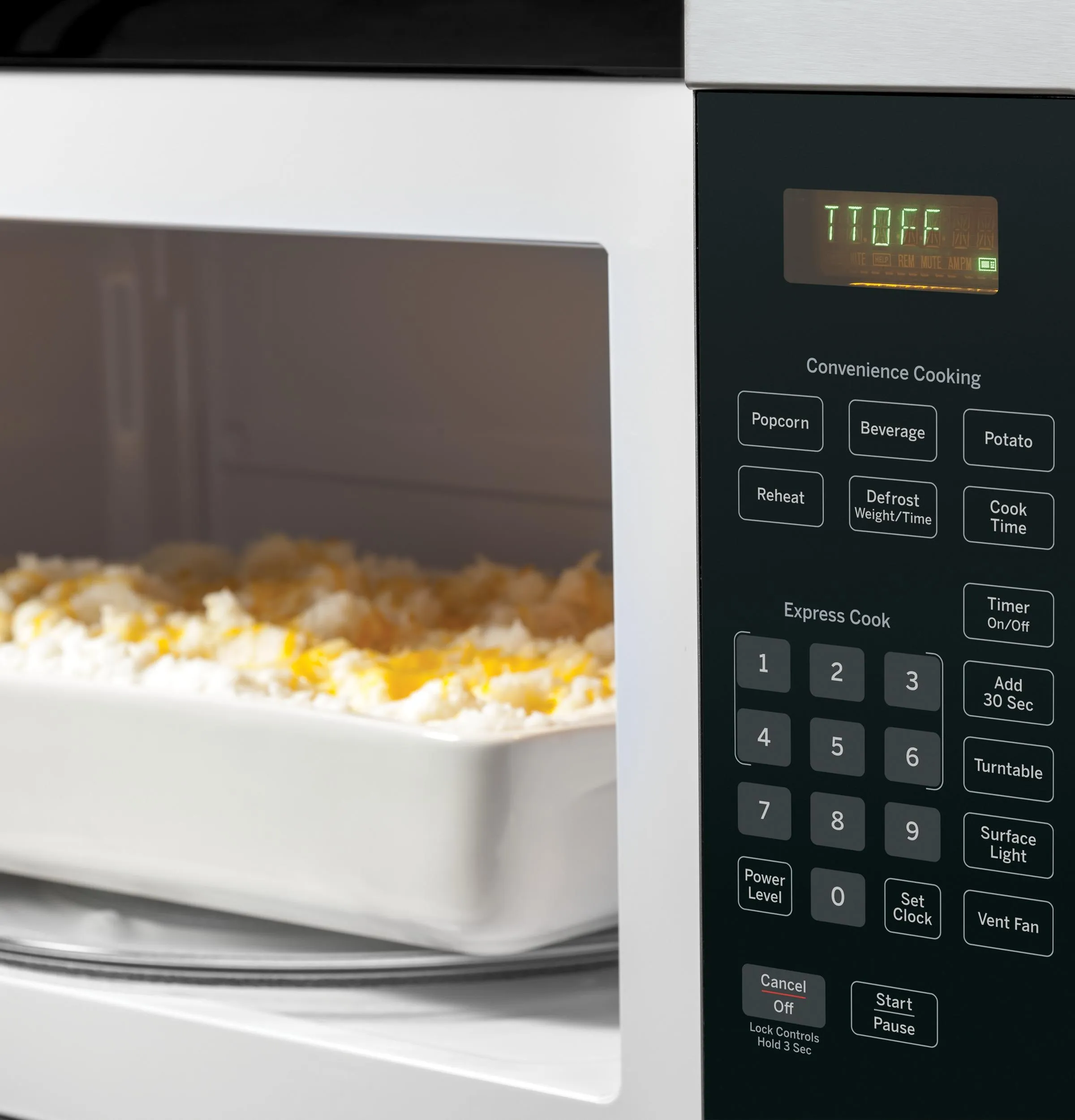 Ge Appliances JVM3160RTSS Ge 1.6 Cu. Ft. Over-The-Range Microwave Oven