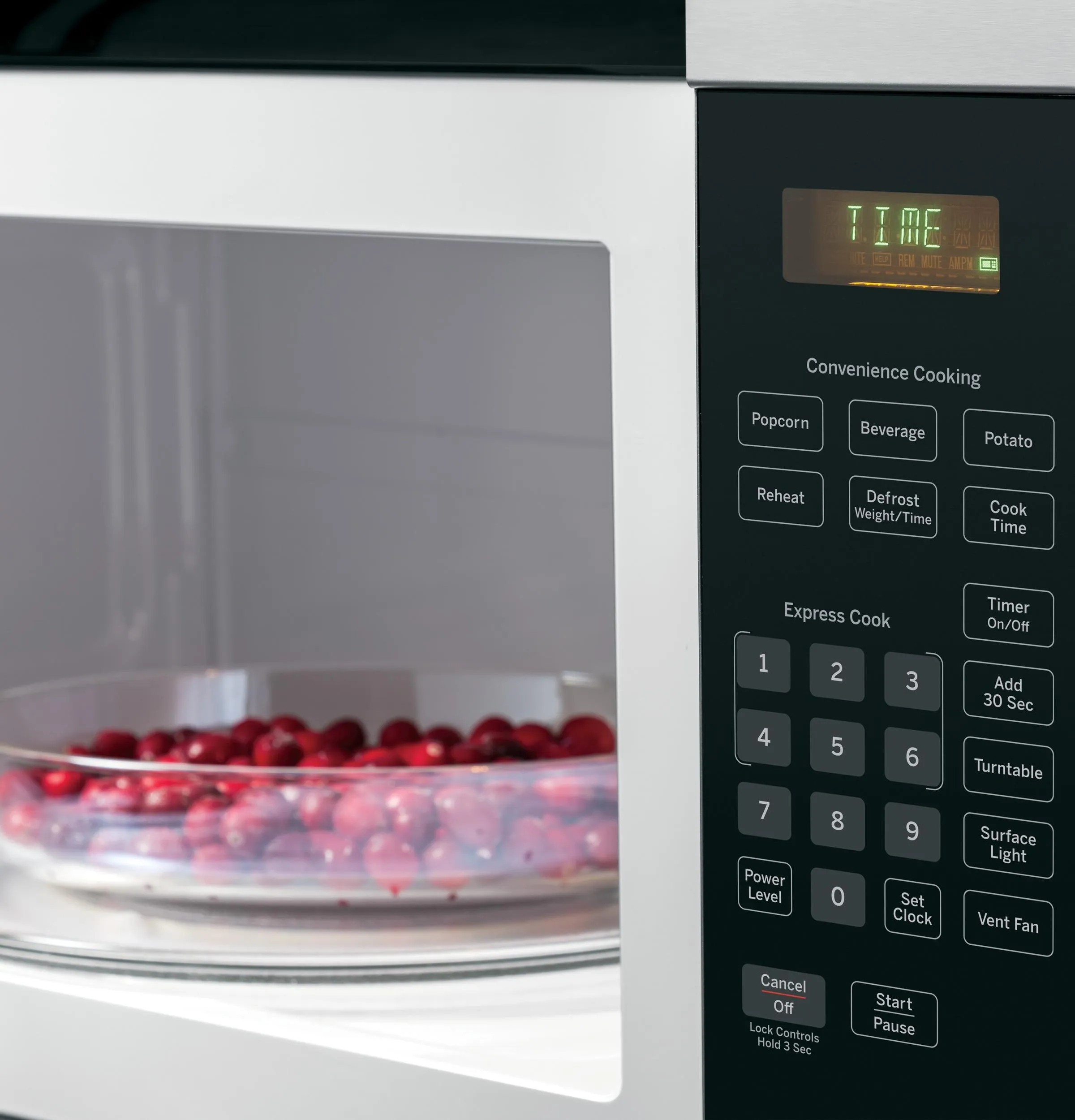 Ge Appliances JVM3160RTSS Ge 1.6 Cu. Ft. Over-The-Range Microwave Oven