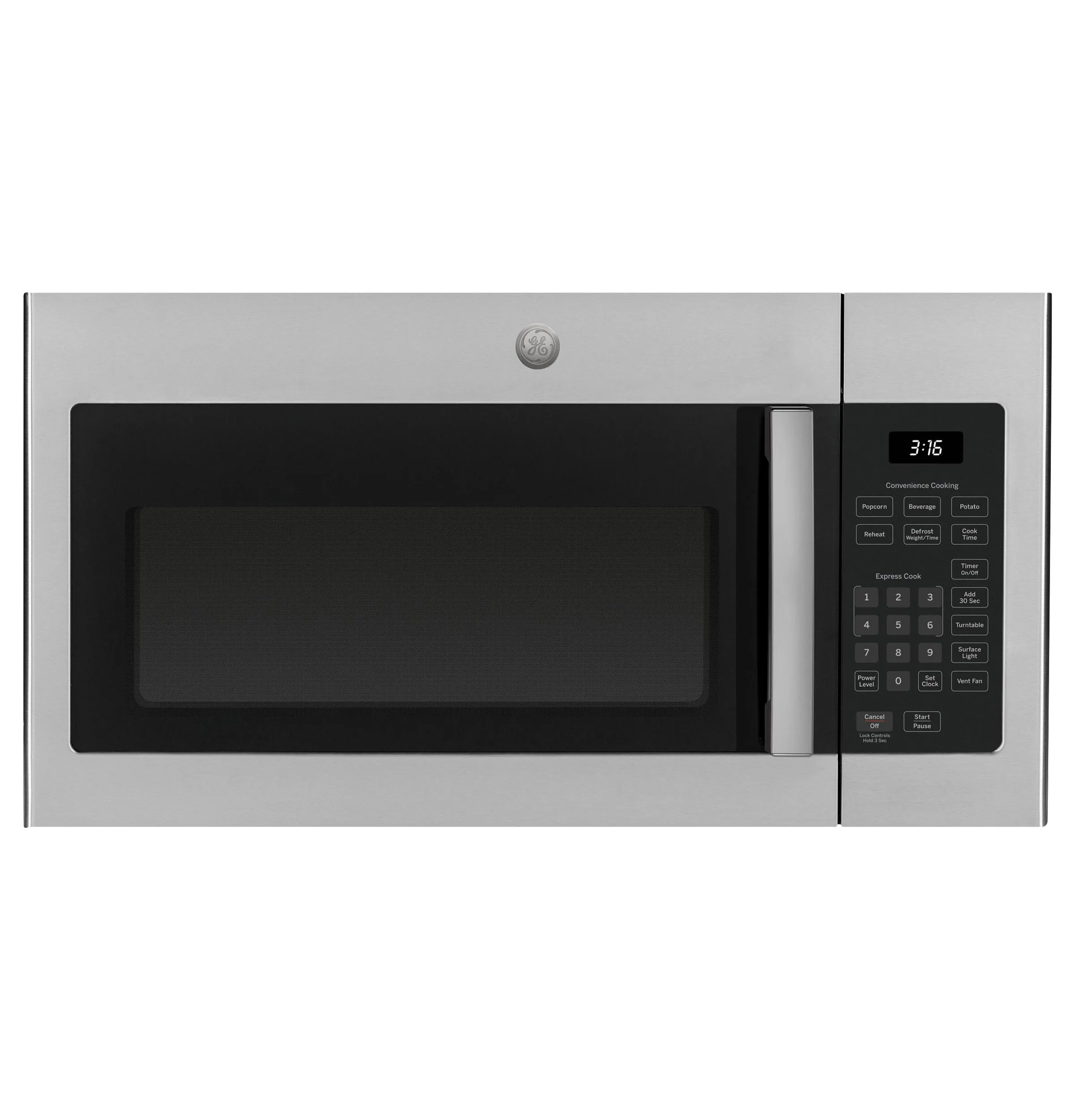 Ge Appliances JVM3160RTSS Ge 1.6 Cu. Ft. Over-The-Range Microwave Oven