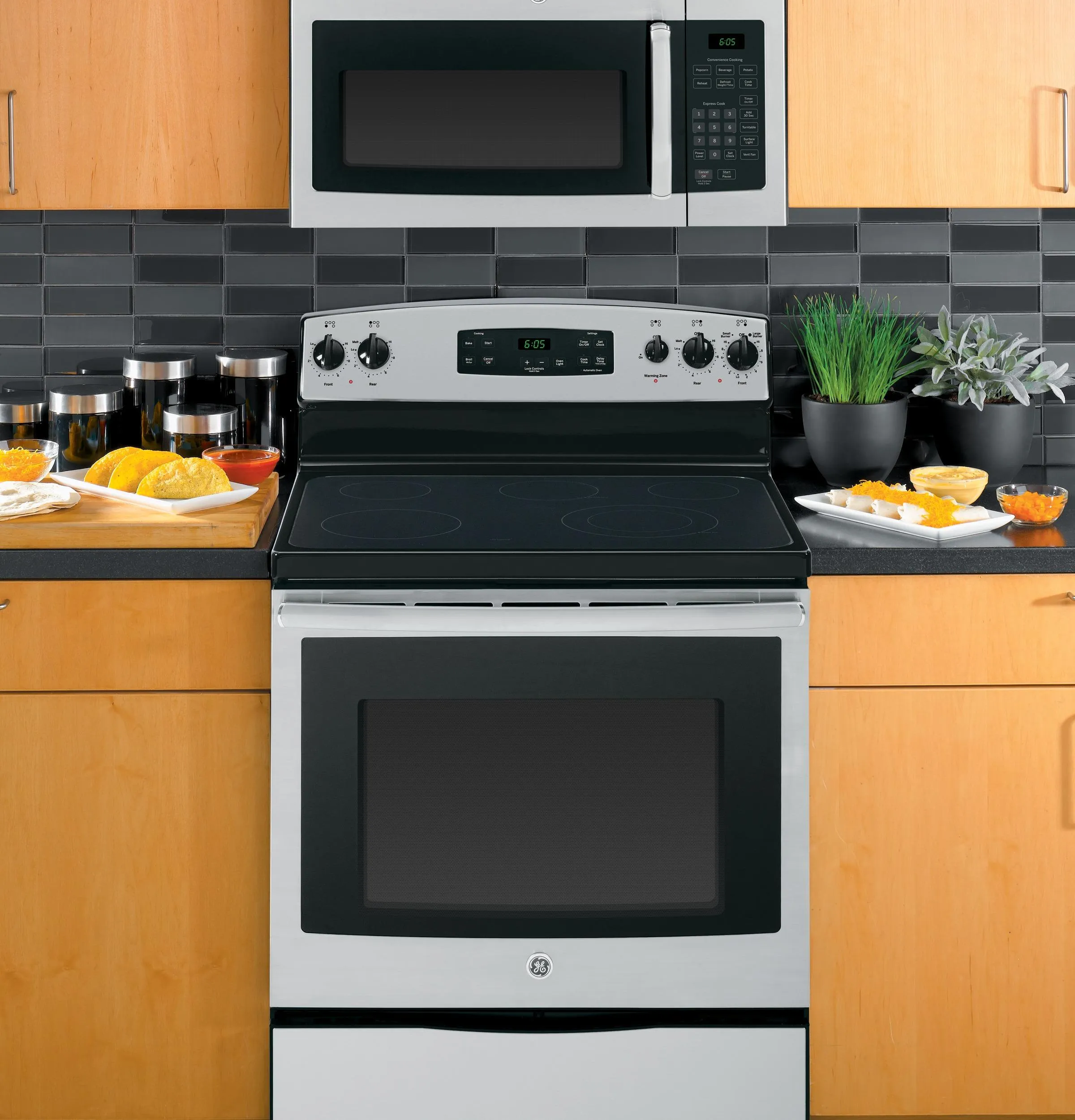 Ge Appliances JVM3160RTSS Ge 1.6 Cu. Ft. Over-The-Range Microwave Oven