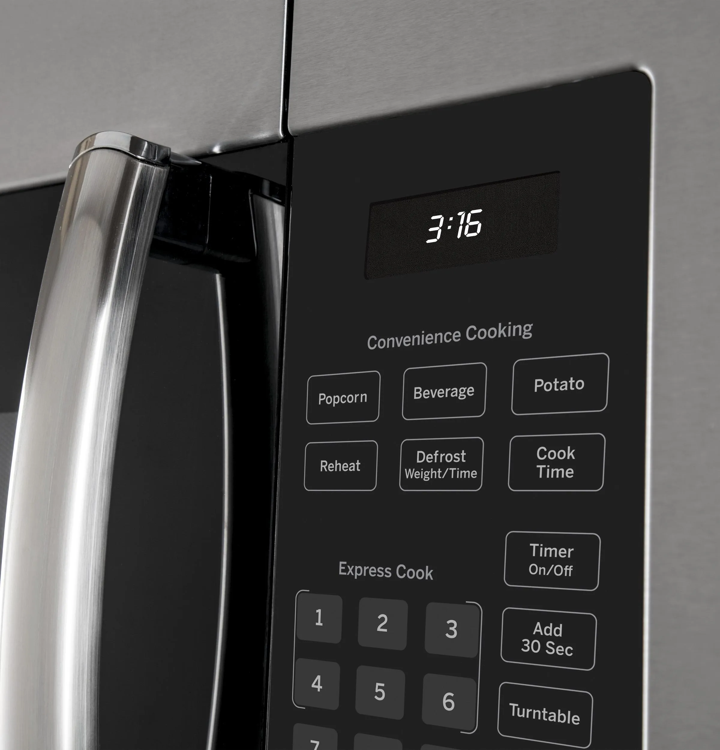 Ge Appliances JVM3160RTSS Ge 1.6 Cu. Ft. Over-The-Range Microwave Oven