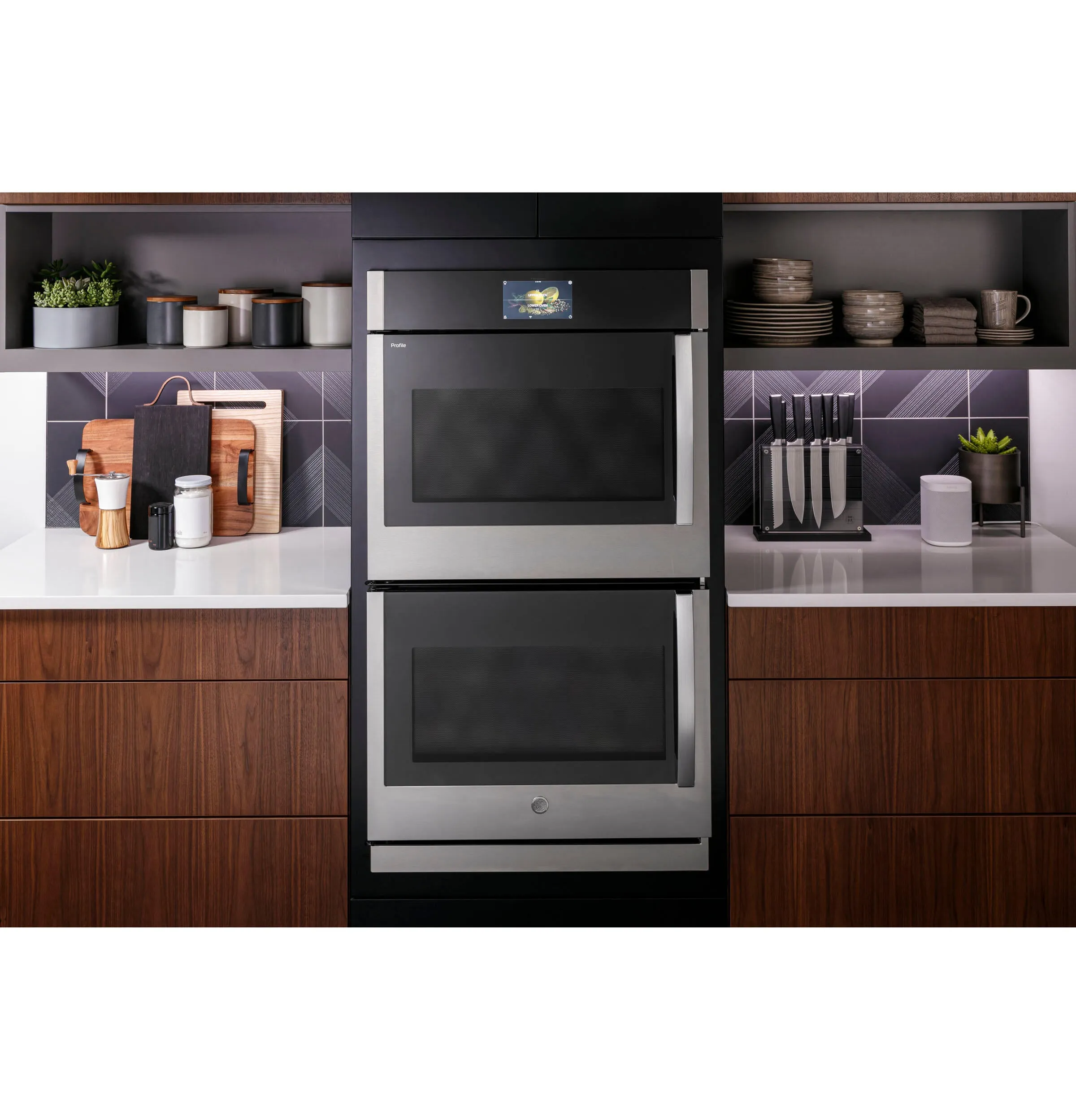Ge Appliances PTD700LSNSS Ge Profile&#8482; 30 Smart Built-In Convection Double Wall Oven With Left-Hand Side-Swing Doors
