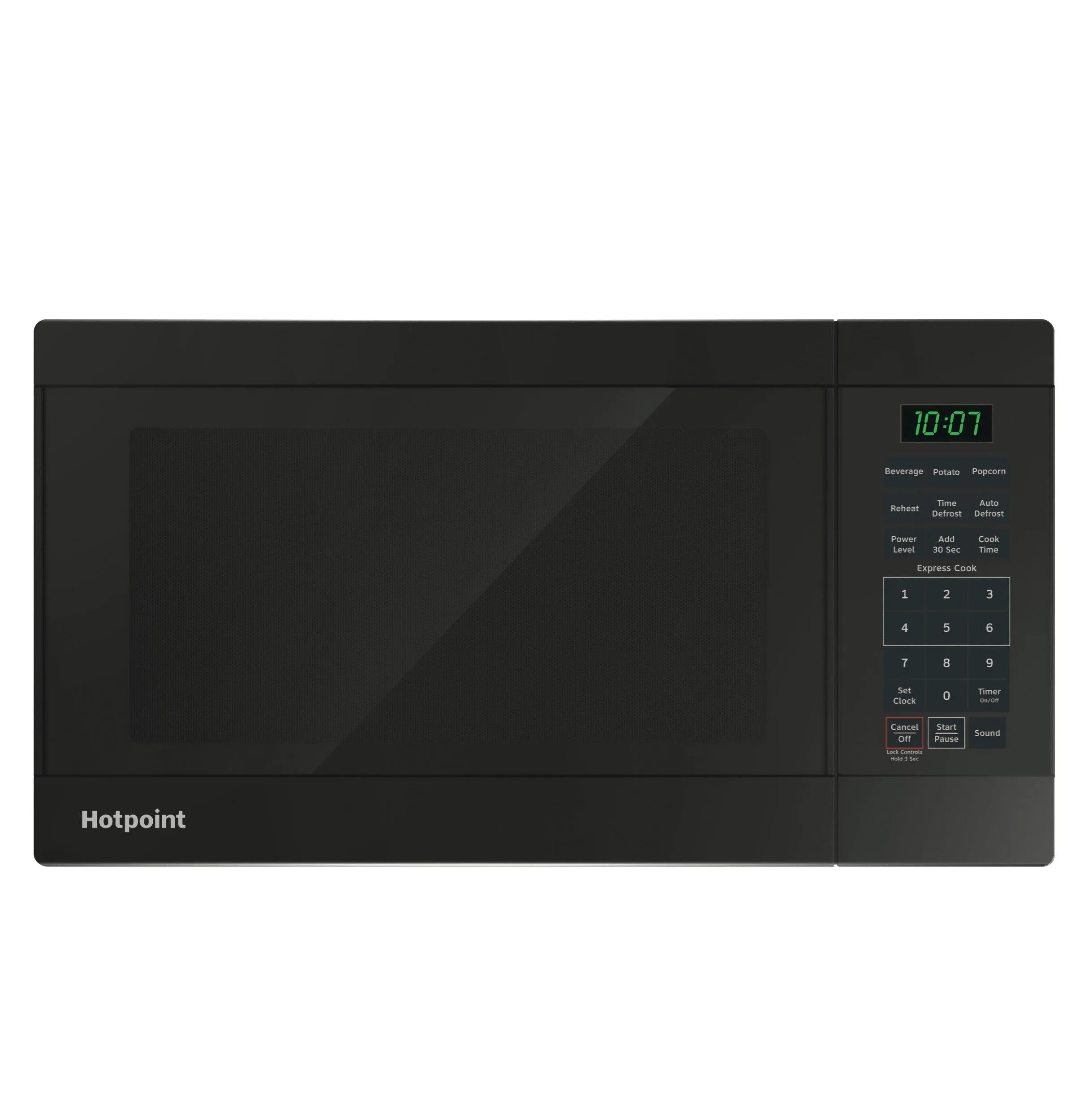 Hotpoint RES1072DTBB Hotpoint 0.7 Cu. Ft. Capacity Countertop Microwave Oven