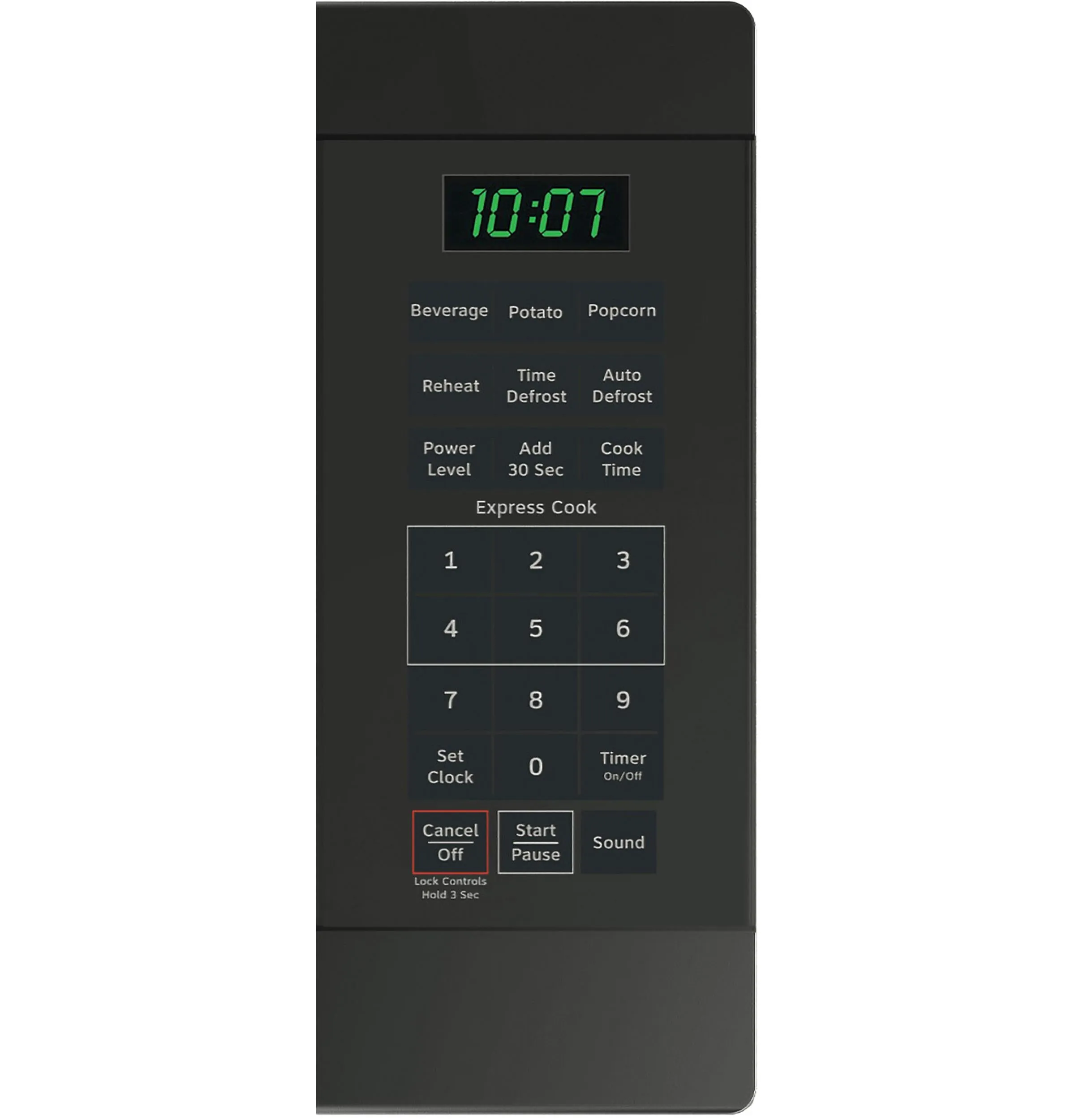 Hotpoint RES1072DTBB Hotpoint 0.7 Cu. Ft. Capacity Countertop Microwave Oven