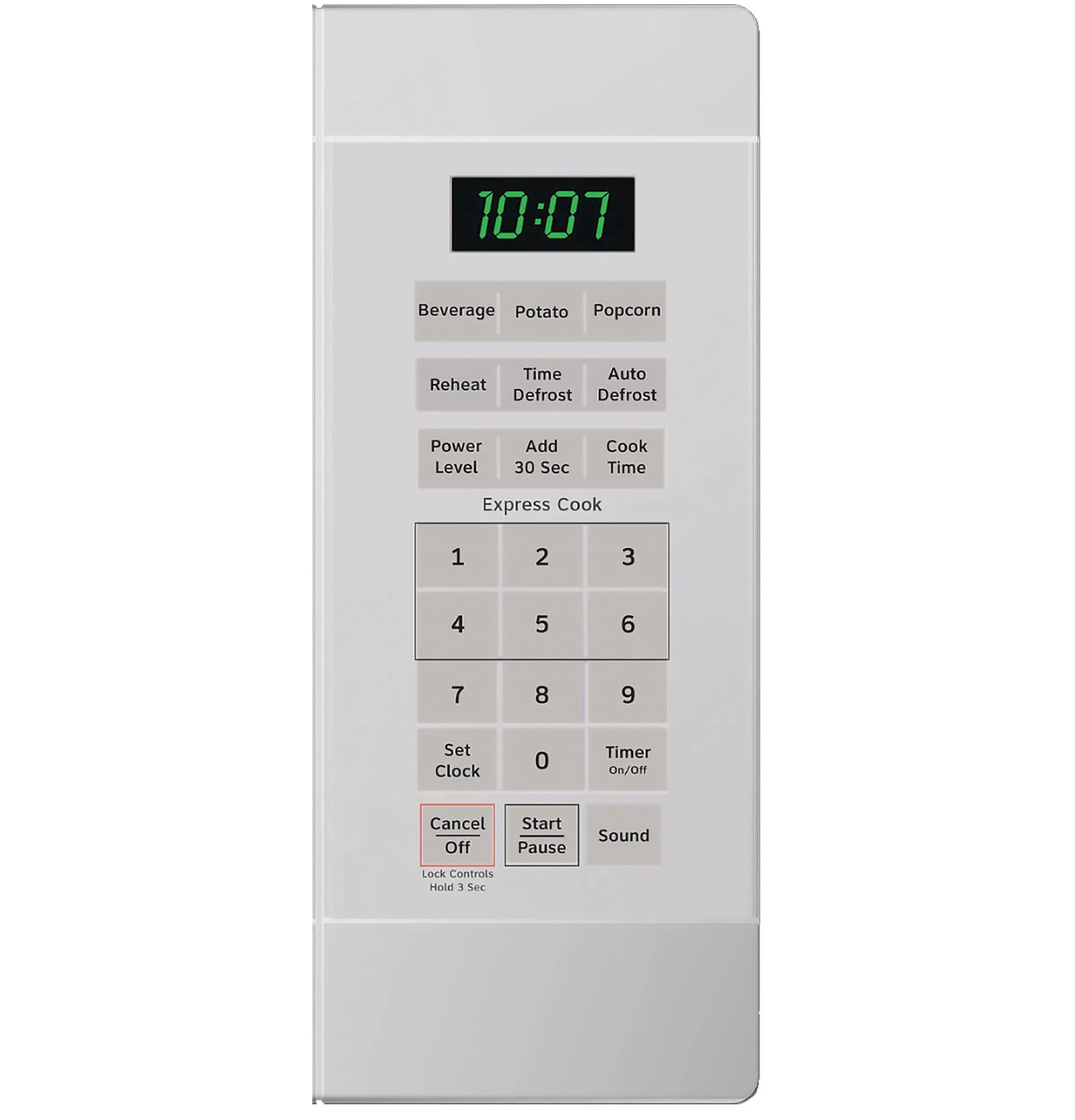 Hotpoint RES1072DTWW Hotpoint 0.7 Cu. Ft. Capacity Countertop Microwave Oven
