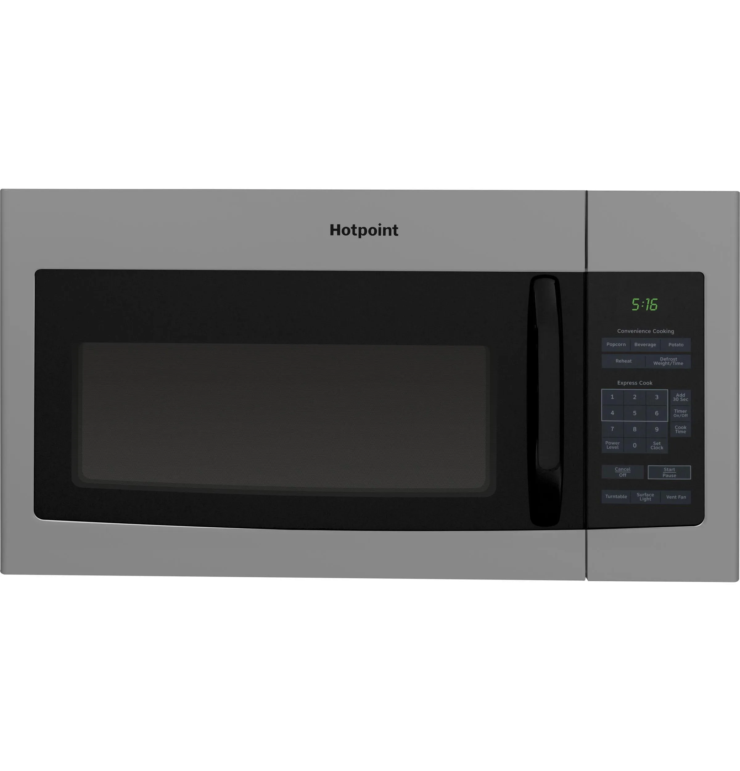 Hotpoint RVM5160MPSA Hotpoint 1.6 Cu. Ft. Over-The-Range Microwave Oven