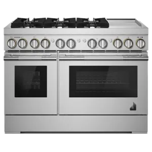 Jennair JDRP548HL Rise 48 Dual-Fuel Professional Range With Chrome-Infused Griddle