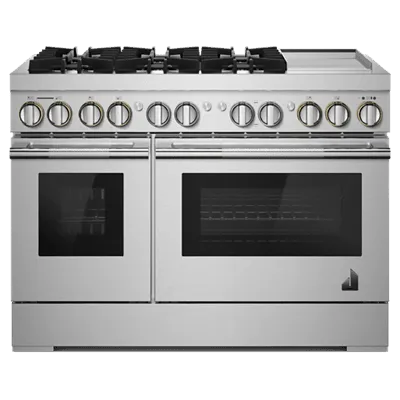 Jennair JDRP548HL Rise 48 Dual-Fuel Professional Range With Chrome-Infused Griddle