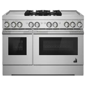 Jennair JDRP848HL Rise 48 Dual-Fuel Professional Range With Dual Chrome-Infused Griddles