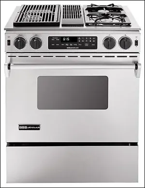 Jennair JDS9860AAP Pro-Style Dual-Fuel Slide-In Range