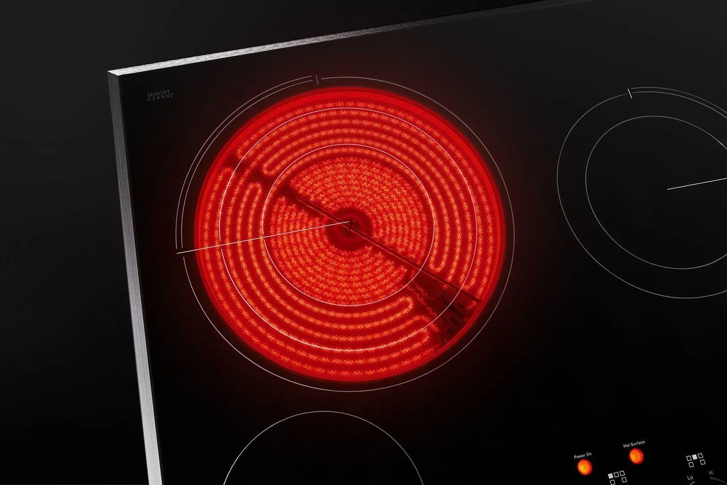 Jennair JEC4536HB Oblivian Glass 36 Electric Cooktop With Glass-Touch Electronic Controls Black