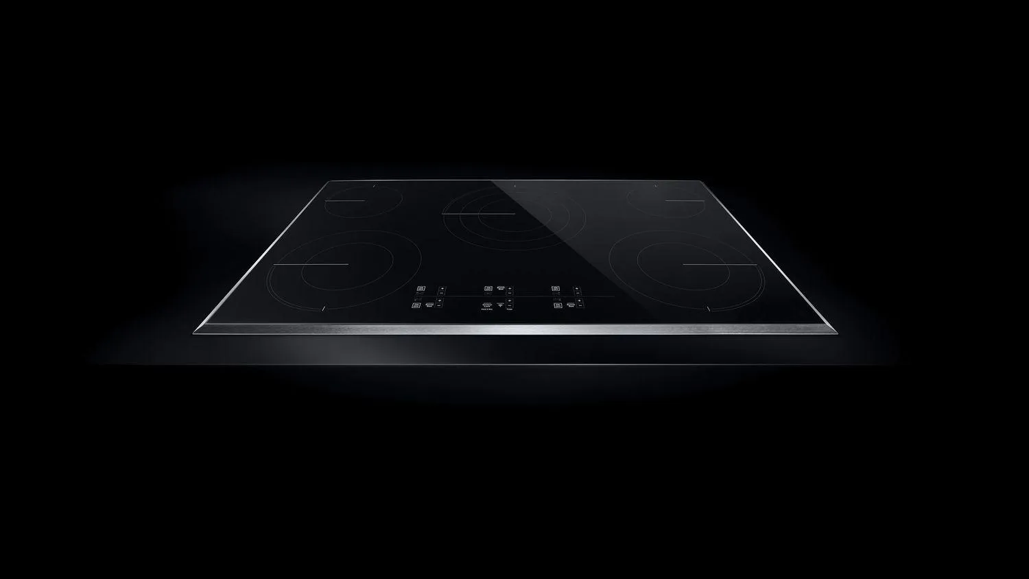 Jennair JEC4536HS Lustre Stainless 36 Electric Cooktop With Glass-Touch Electronic Controls Stainless Steel