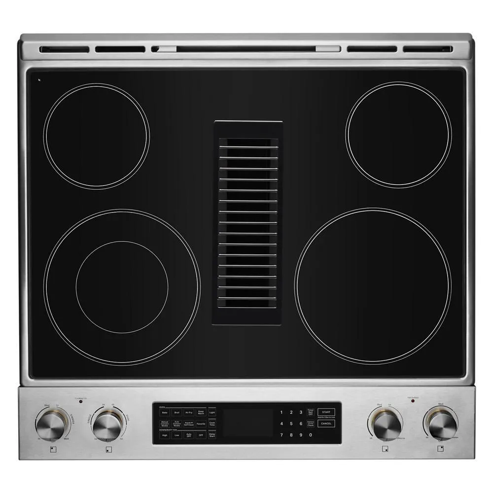 Jennair JES1750ML 30 Electric Downdraft Slide-In Range