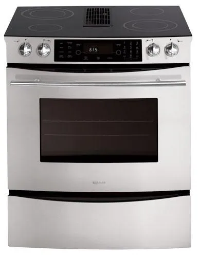Jennair JES9900BCS Jenn-Air Electric Downdraft Slide-In Range