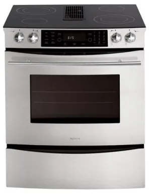 Jennair JES9900BCS Jenn-Air Electric Downdraft Slide-In Range