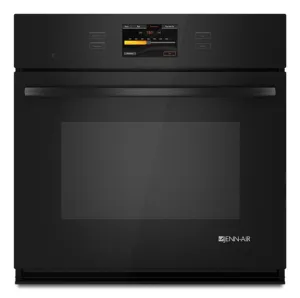 Jennair JJW3430WB Black Jenn-Air Single Wall Oven With V2&#8482; Vertical Dual-Fan Convection System. 30