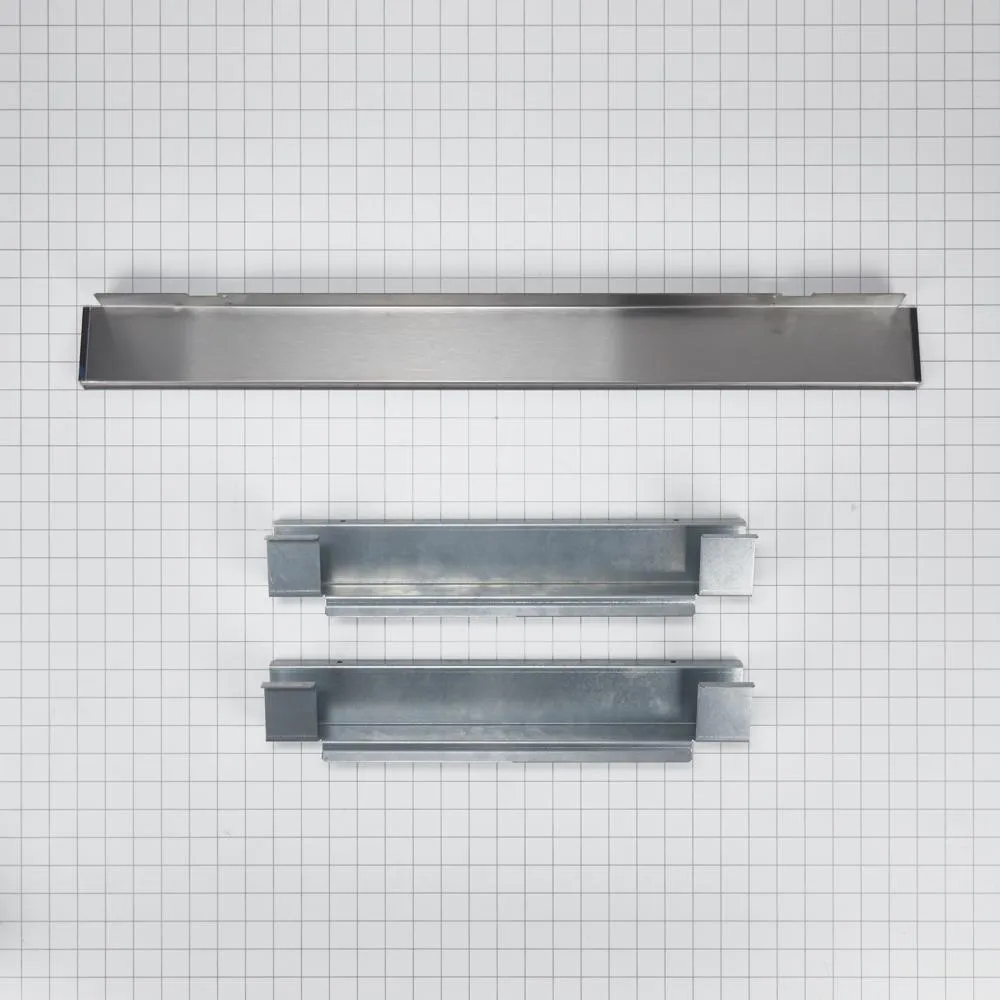 Jennair W10469903 30 Built-In Microwave Spacer Kit. Stainless Steel