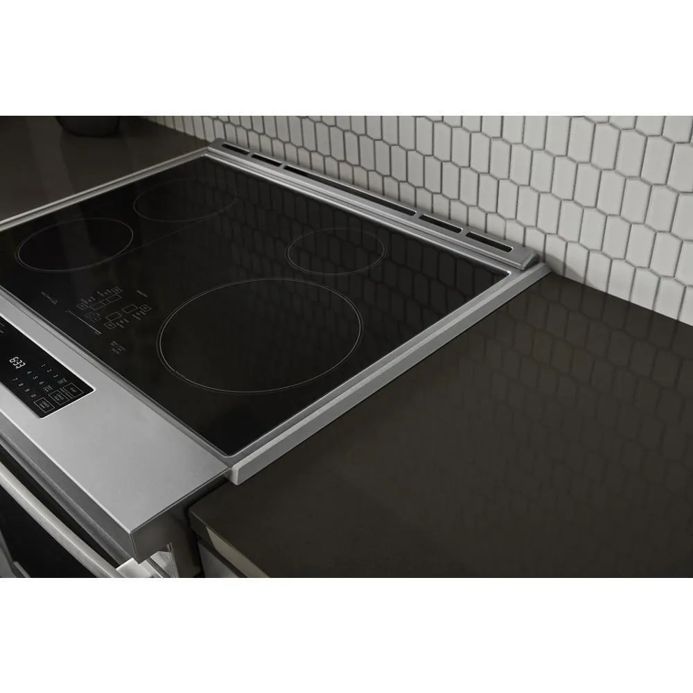 Jennair W10675028 Slide-In Range Trim Kit. Stainless Steel