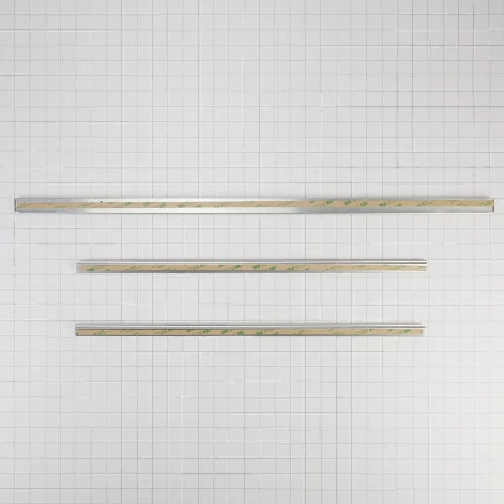 Jennair W10675028 Slide-In Range Trim Kit. Stainless Steel