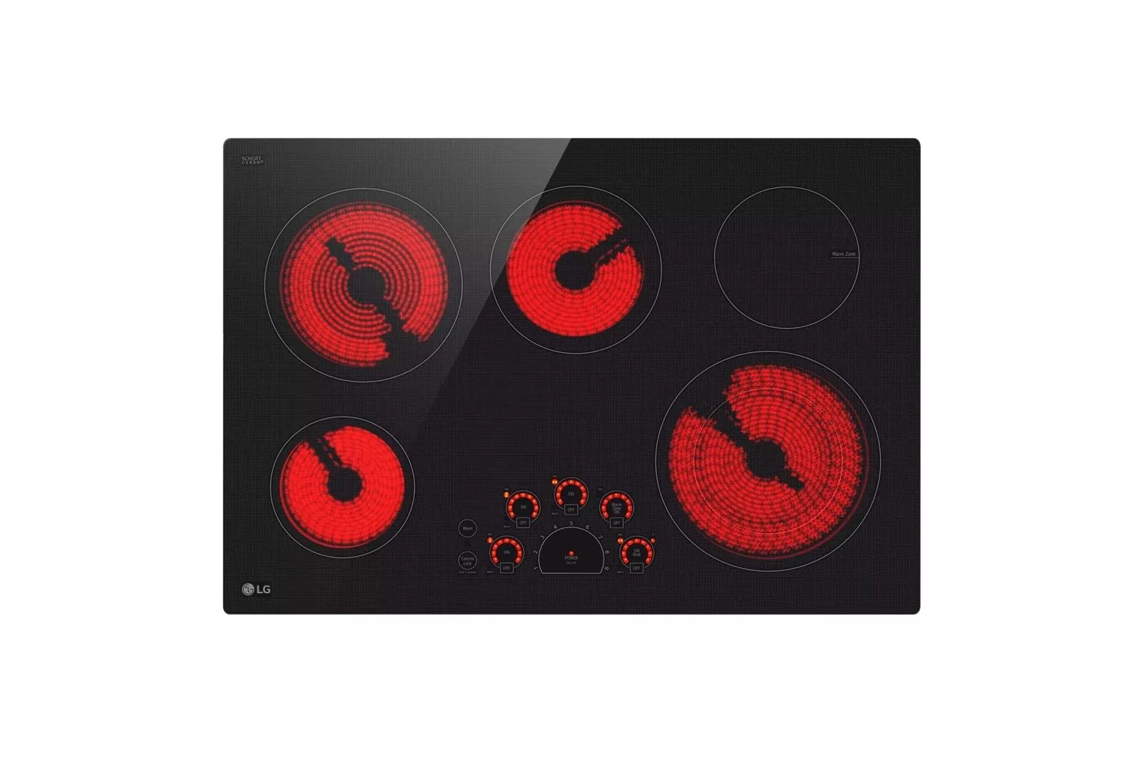 Lg LCE3010SBE 30 Electric Cooktop With Ultraheat&#8482; 3.0Kw Element