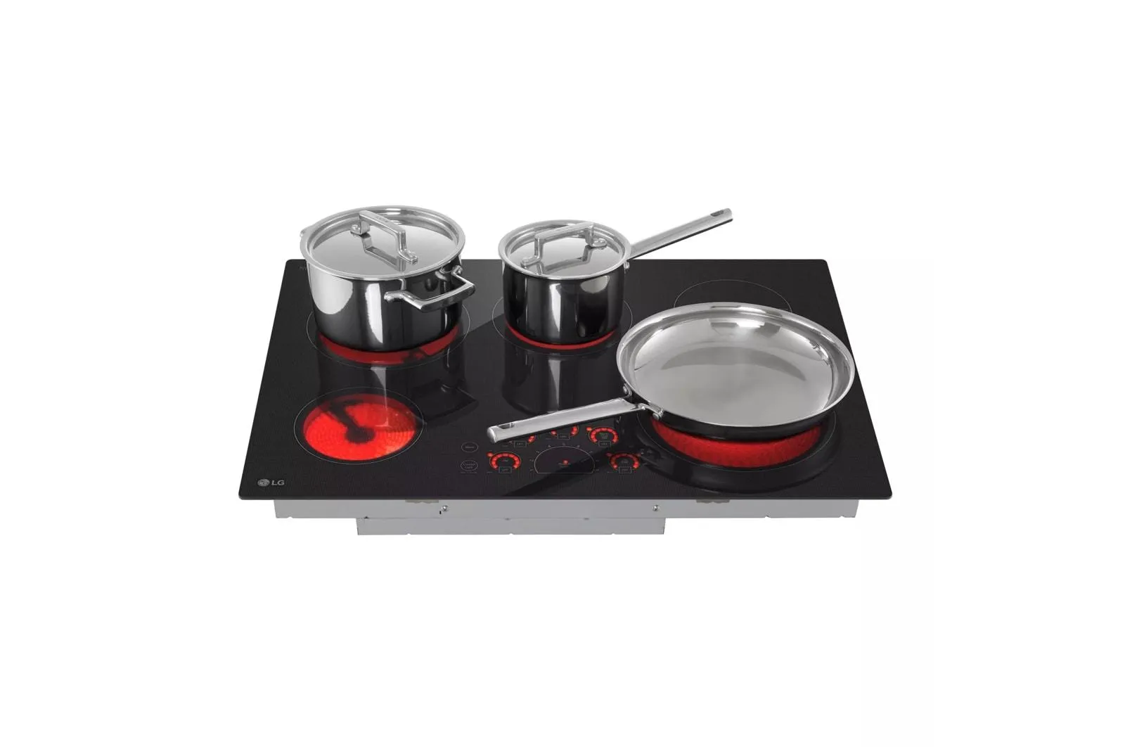 Lg LCE3010SBE 30 Electric Cooktop With Ultraheat&#8482; 3.0Kw Element