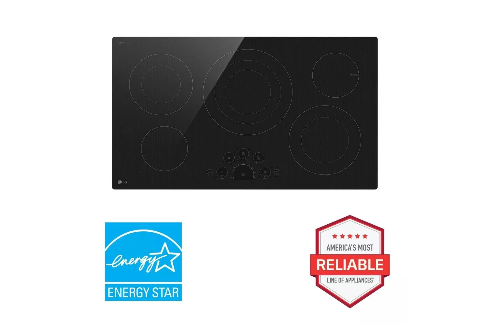 Lg LCE3610SBE 36 Electric Cooktop With Ultraheat&#8482; 3.0Kw Element