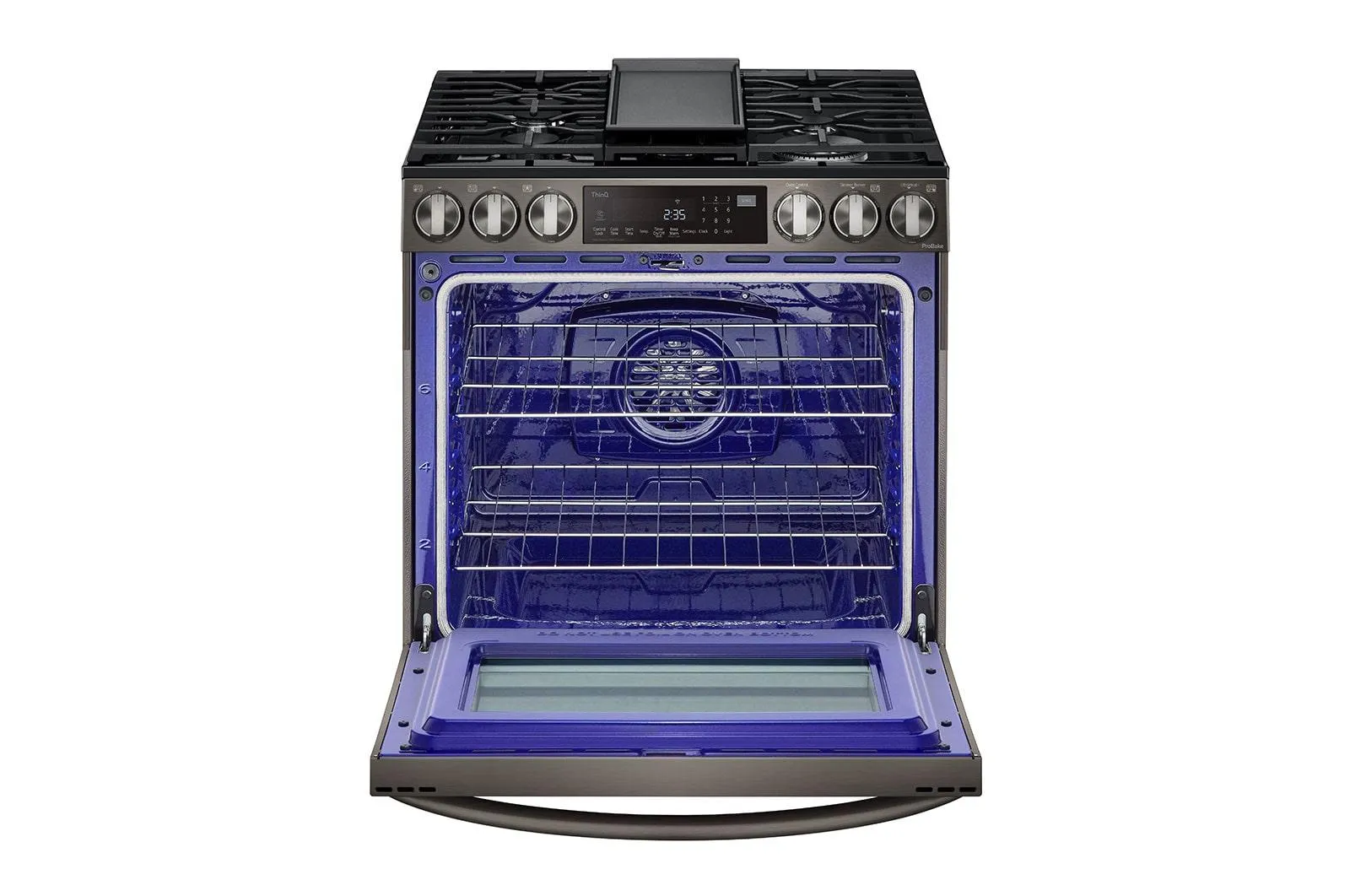 Lg LSDL6336D 6.3 Cu. Ft. Smart Wi-Fi Enabled Probake Convection Instaview Dual Fuel Slide-In Range With Air Fry