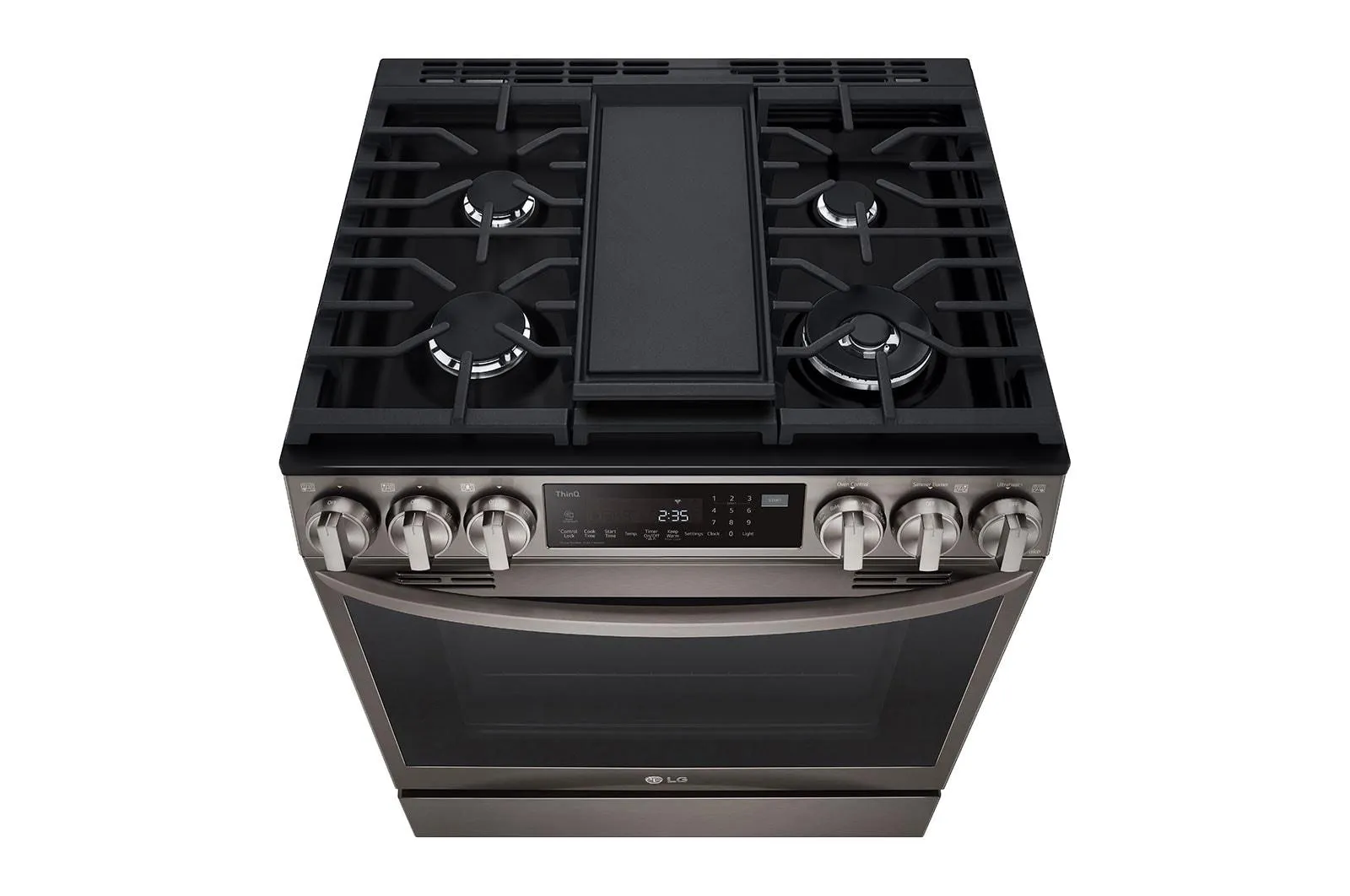 Lg LSDL6336D 6.3 Cu. Ft. Smart Wi-Fi Enabled Probake Convection Instaview Dual Fuel Slide-In Range With Air Fry