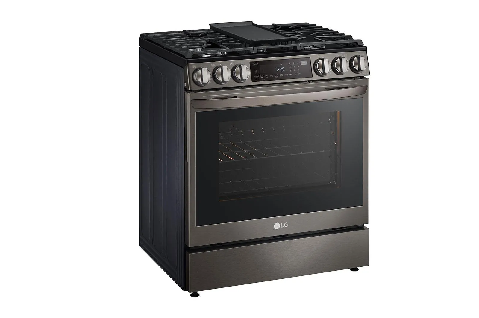 Lg LSDL6336D 6.3 Cu. Ft. Smart Wi-Fi Enabled Probake Convection Instaview Dual Fuel Slide-In Range With Air Fry