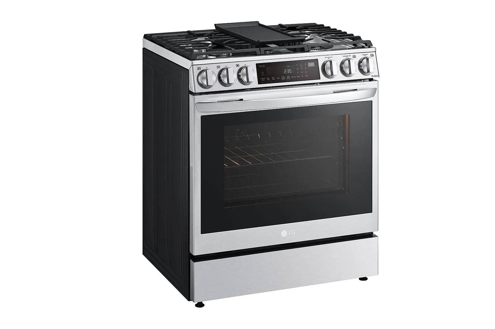 Lg LSDL6336F 6.3 Cu. Ft. Smart Wi-Fi Enabled Probake Convection Instaview Dual Fuel Slide-In Range With Air Fry