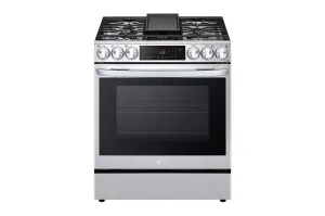 Lg LSDL6336F 6.3 Cu. Ft. Smart Wi-Fi Enabled Probake Convection Instaview Dual Fuel Slide-In Range With Air Fry